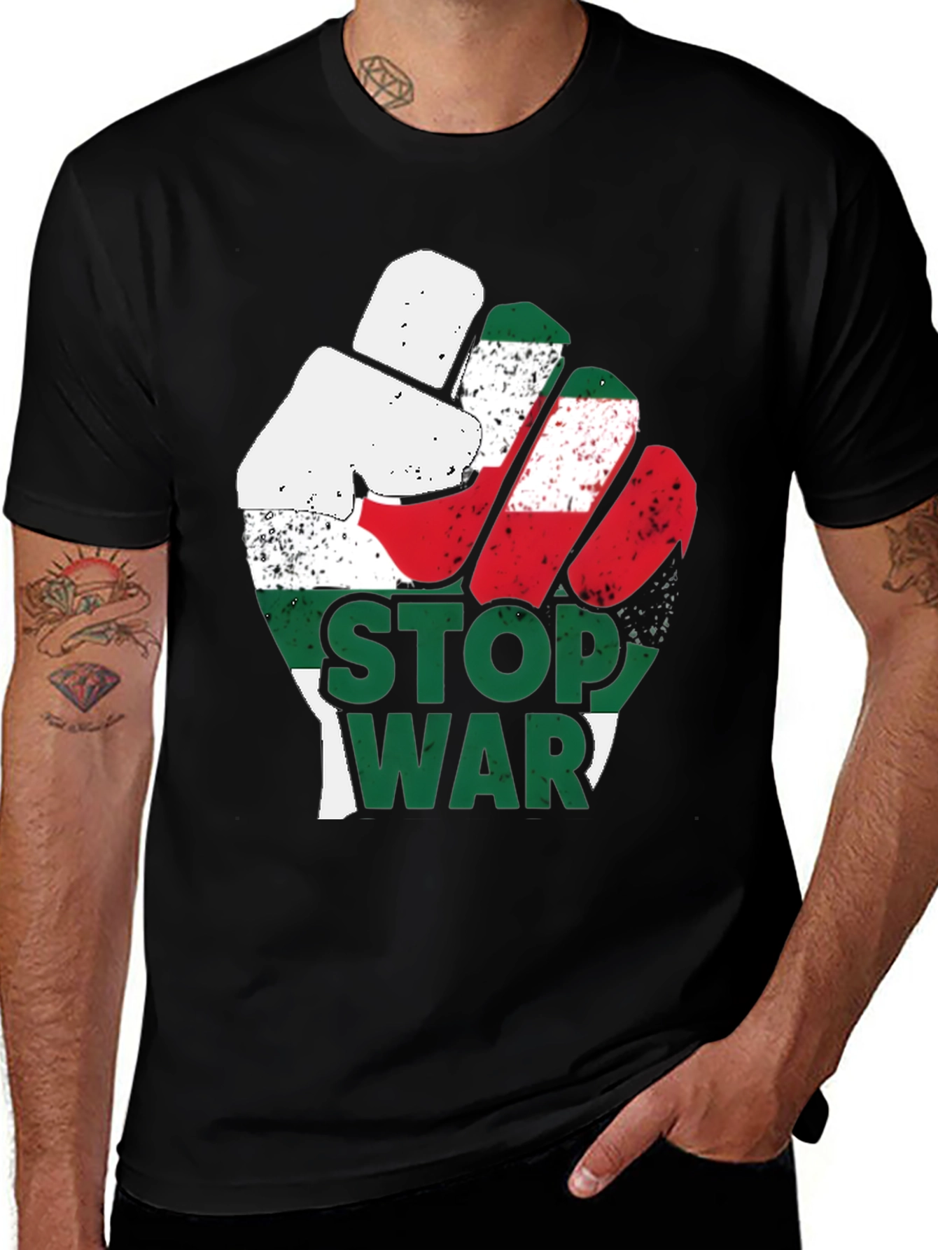 Stop War T-Shirt - Solidarity Design