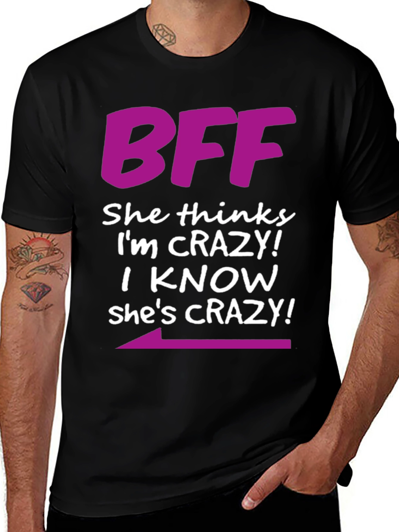 Variant 24 of BFF Crazy Matching T-Shirt