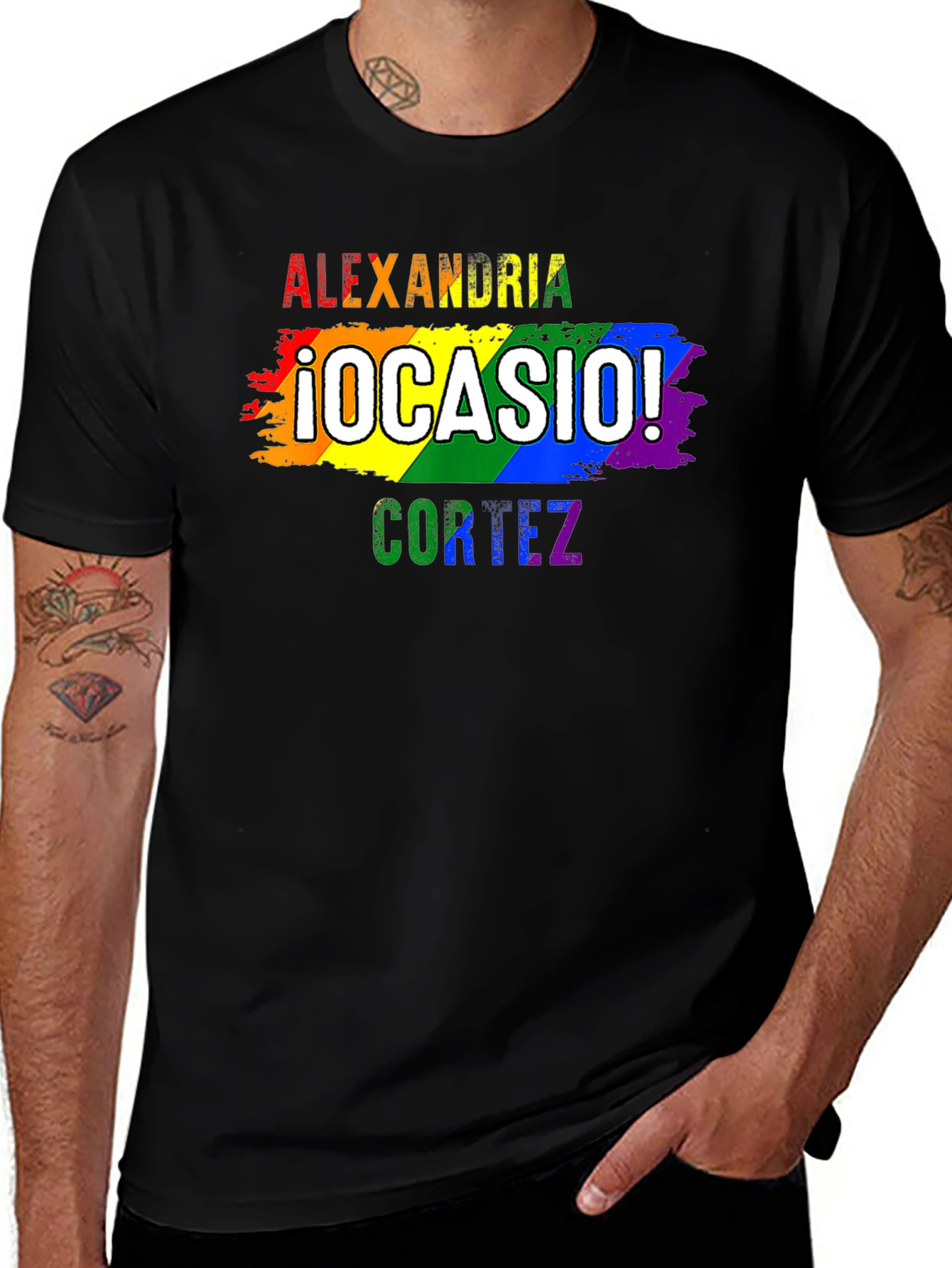 Alexandria Ocasio Cortez Pride T-Shirt
