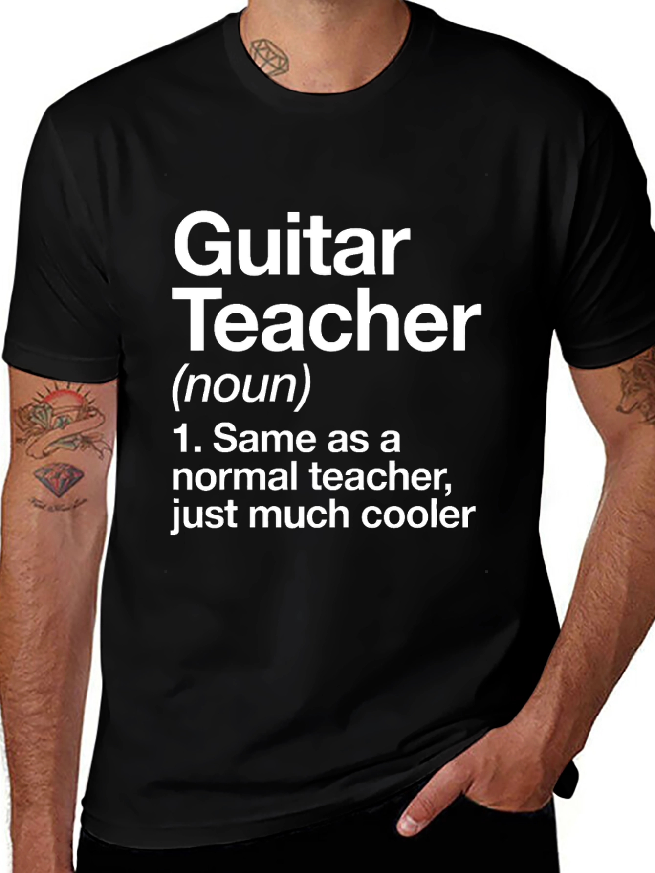 Variant 24 of Guitar Teacher Definition T-Shirt