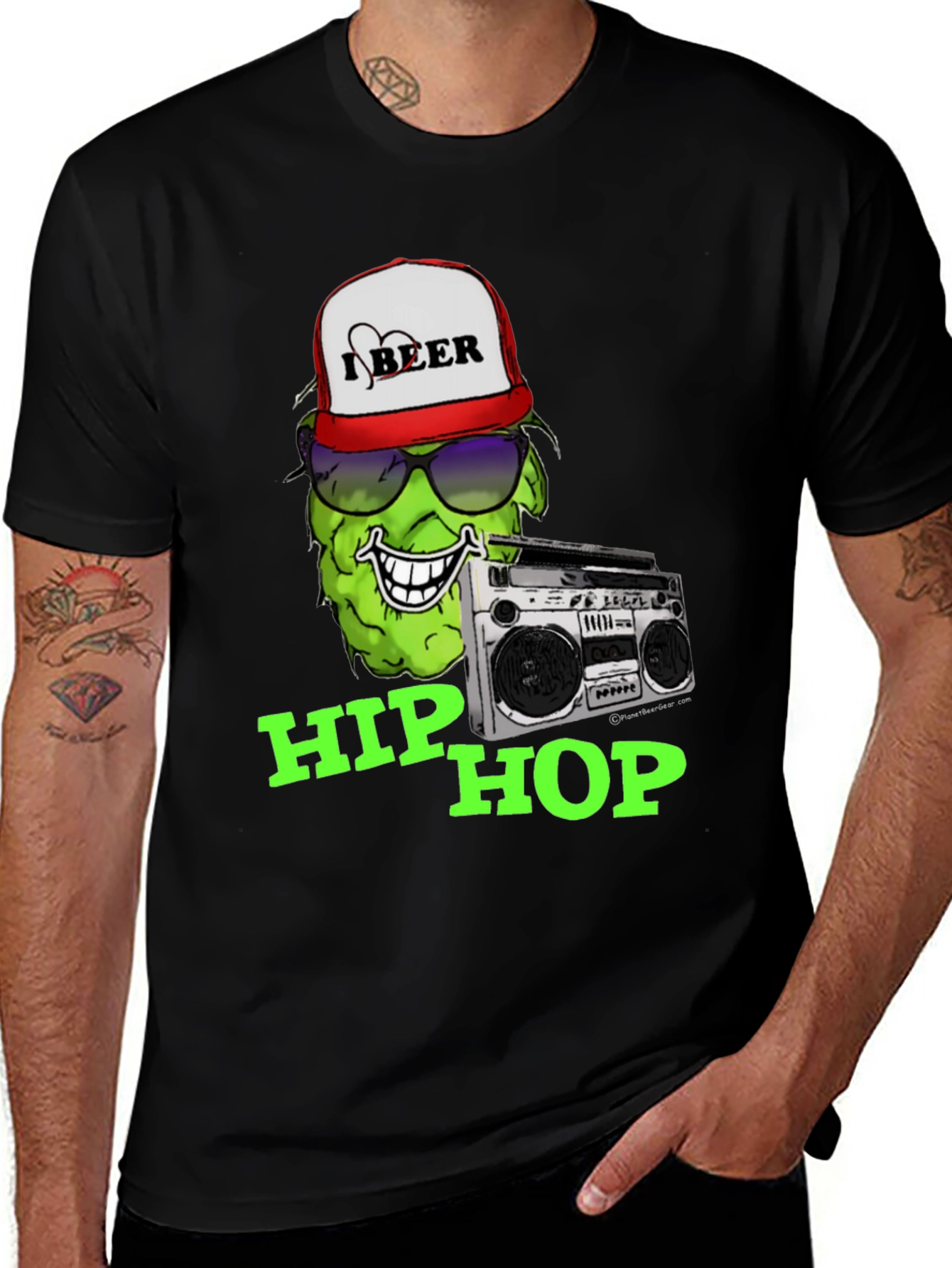 Variant 6 of Hip Hop Beer Graphic T-Shirt