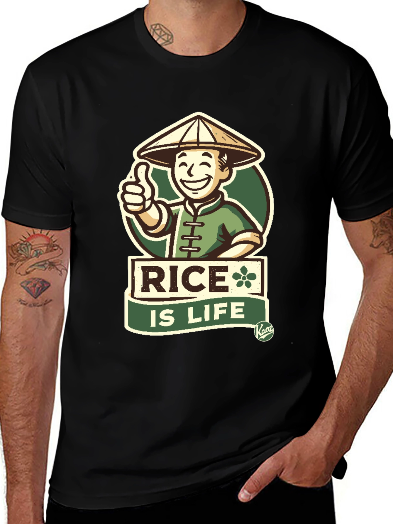 Variant 2 of Rice is Life T-Shirt - Asian Inspired Graphic Tee