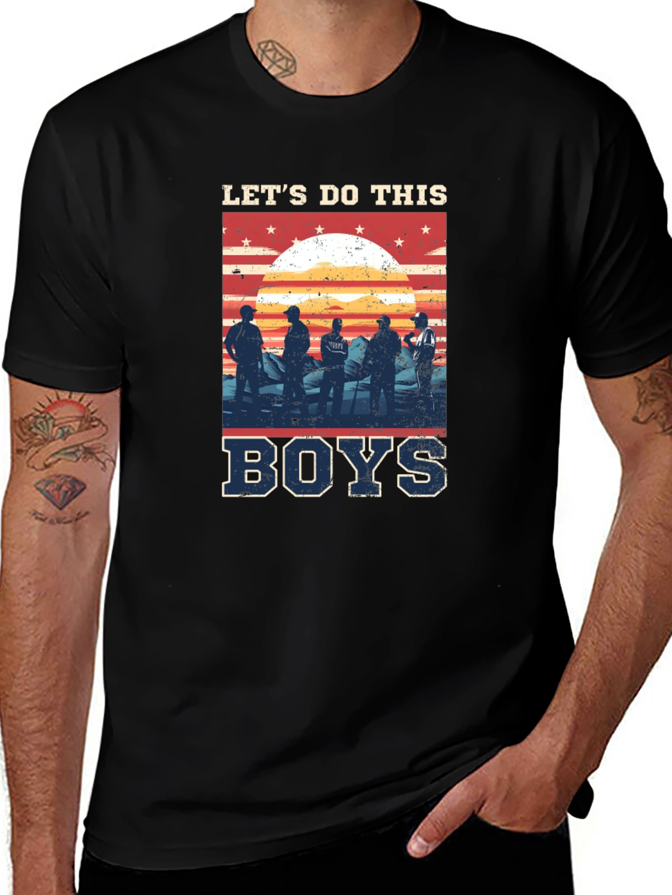 Variant 15 of Let's Do This Boys Graphic Tee