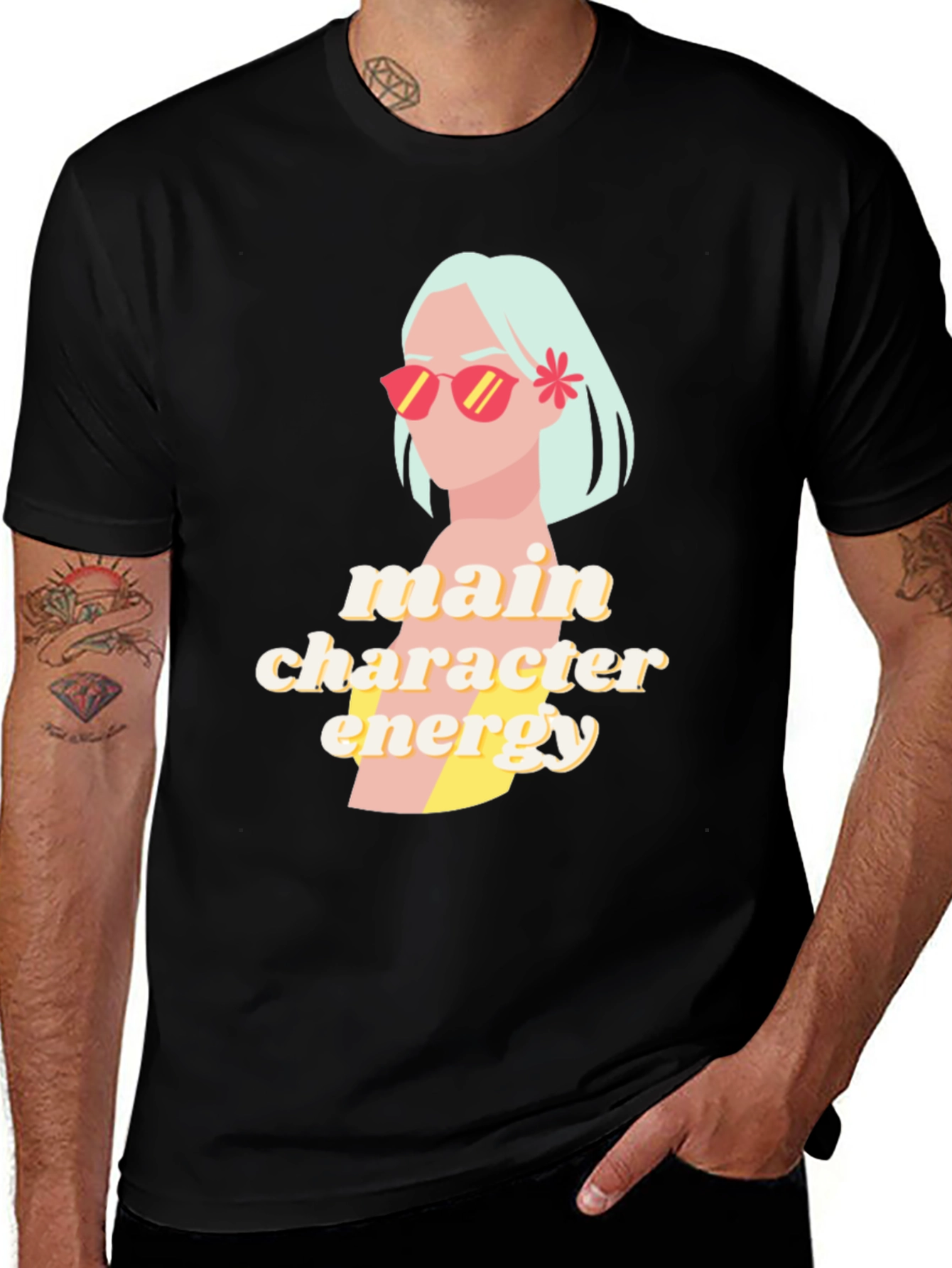 Variant 26 of Main Character Energy Graphic Tee