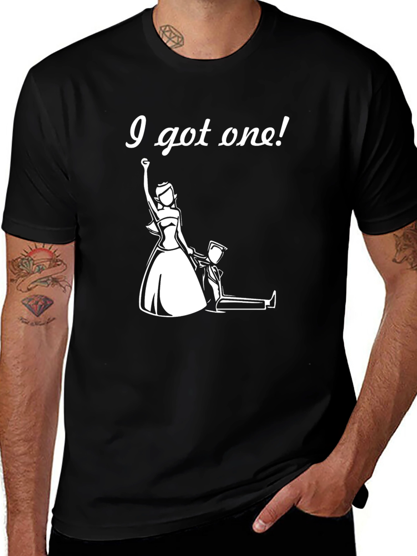Variant 26 of I Got One! Funny Wedding T-Shirt