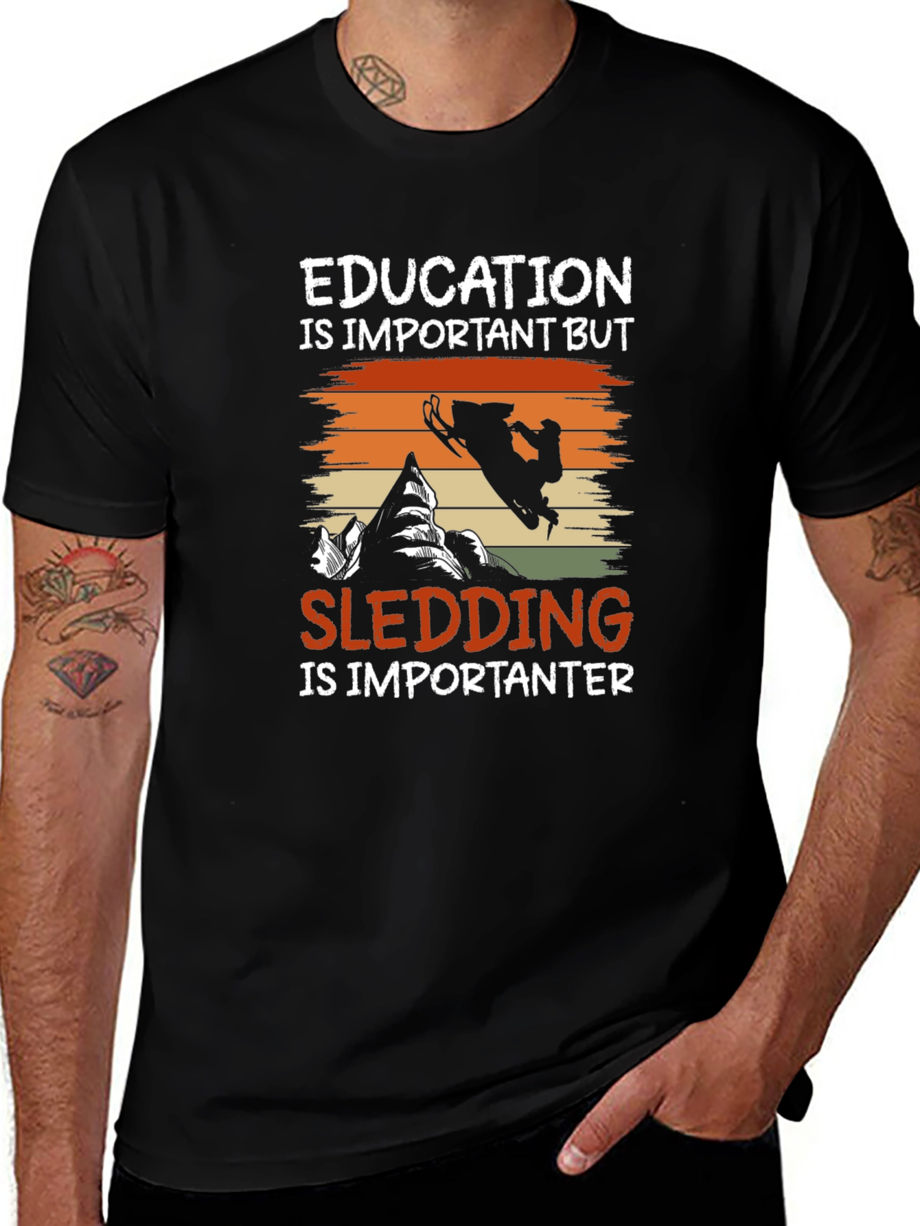 Variant 20 of Sledding is Importanter T-Shirt