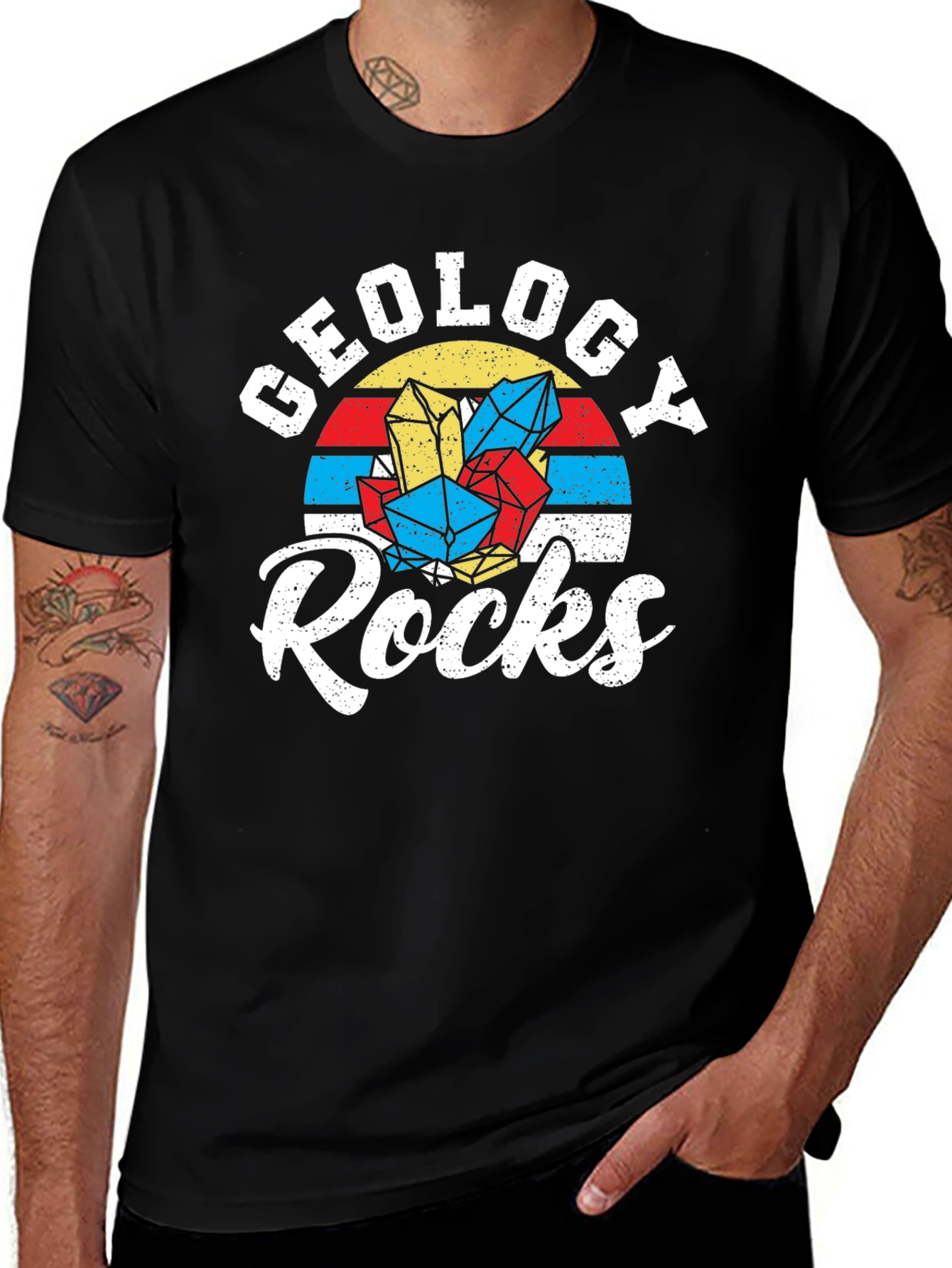 Geology Rocks Graphic T-Shirt - Mineral Collector Tee