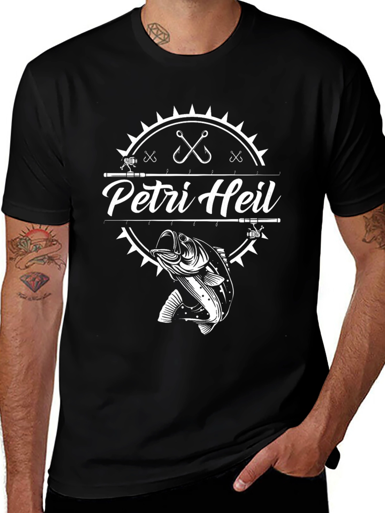 Petri Heil Fishing T-Shirt - Angler's Tee