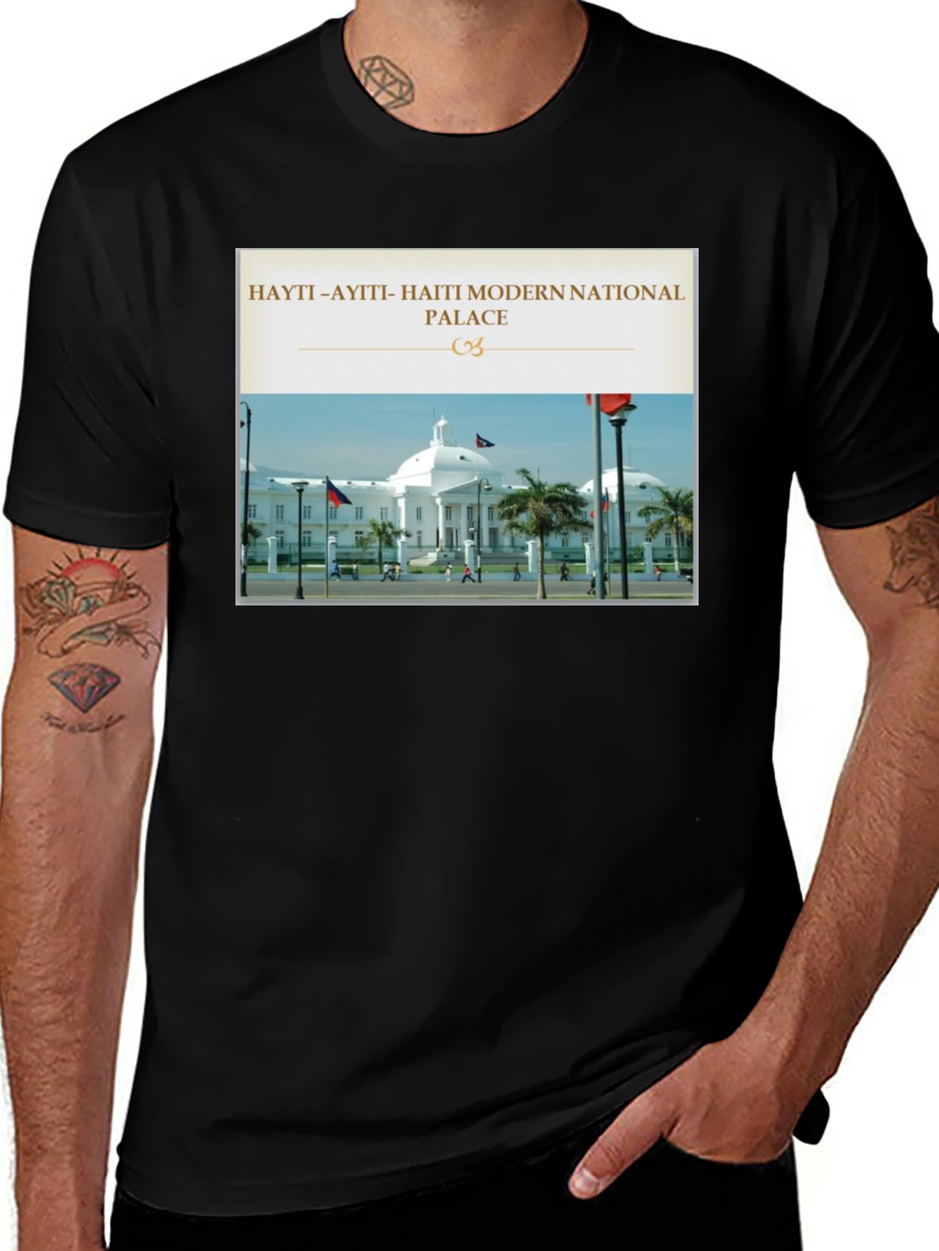Haiti National Palace Graphic T-Shirt
