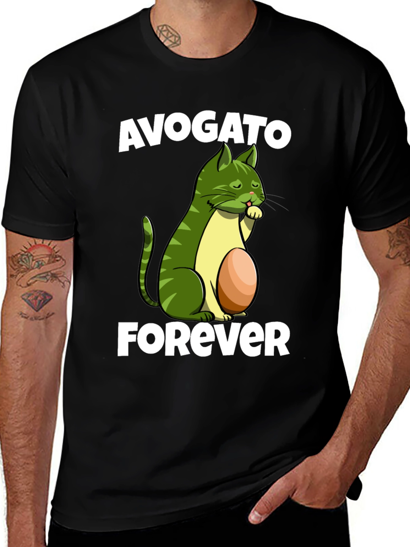 Avogato Forever Funny Graphic Tee