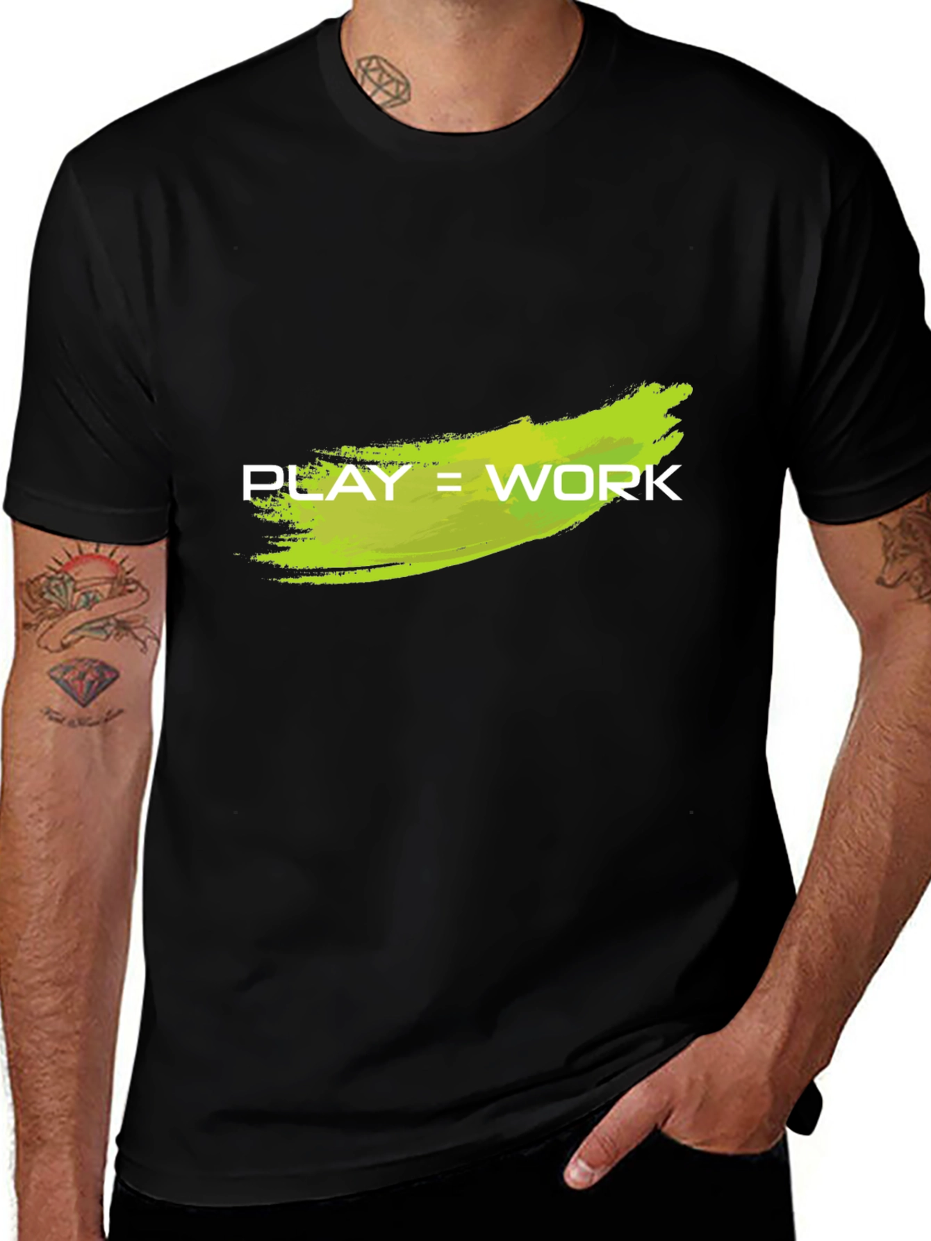 Variant 10 of Play = Work Graphic T-Shirt - Comfortable & Stylish