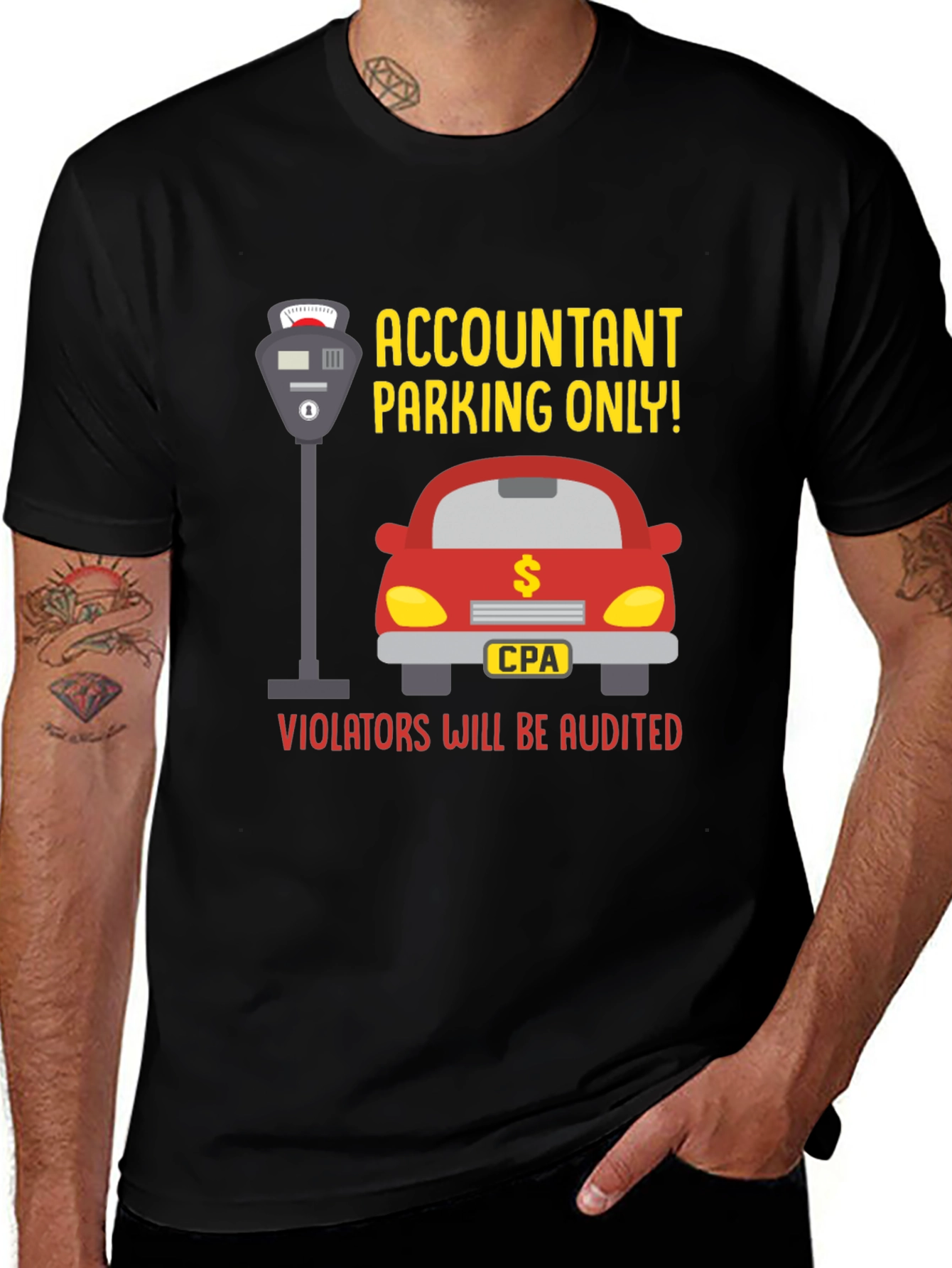 Variant 20 of Accountant Parking Only T-Shirt - Funny CPA Gift