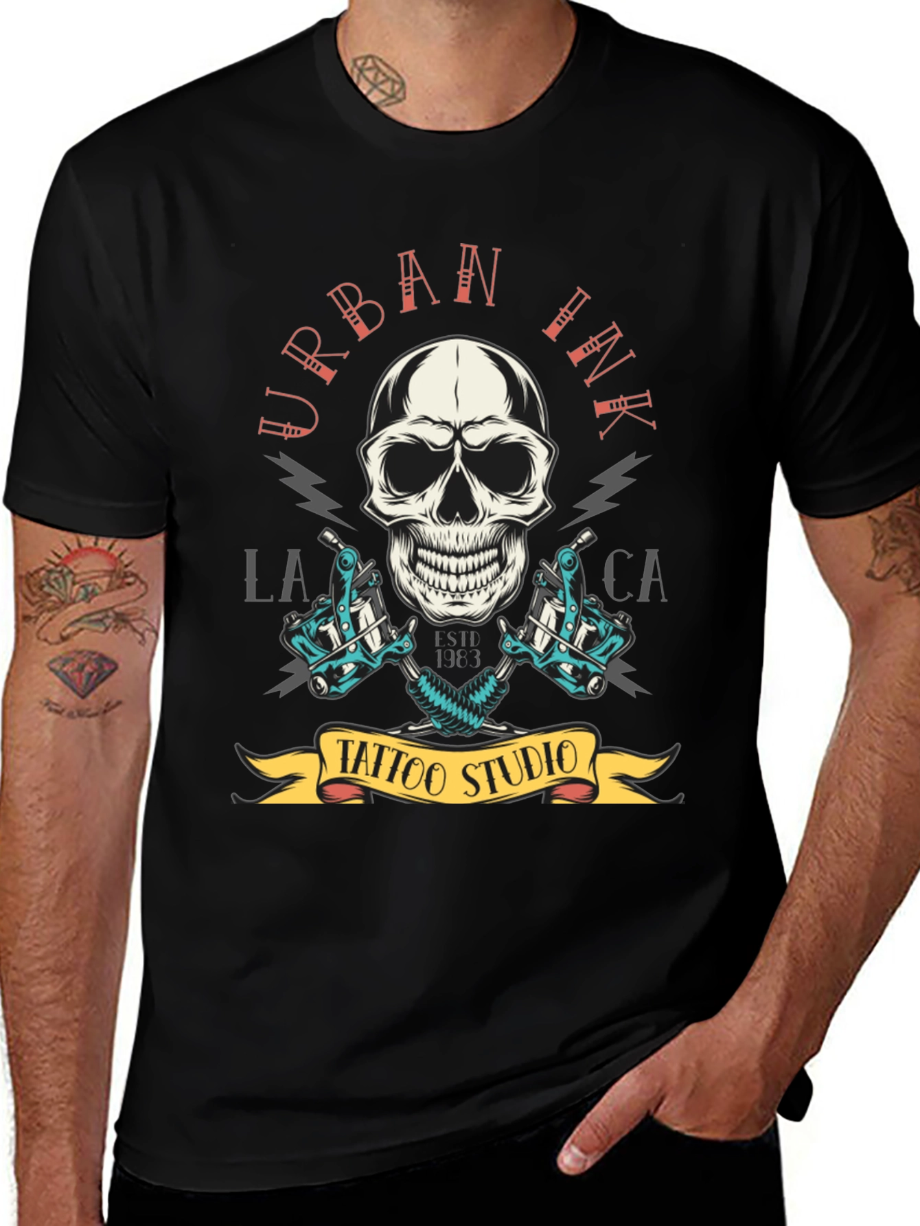 Variant 4 of Urban Ink Tattoo Studio Graphic Tee