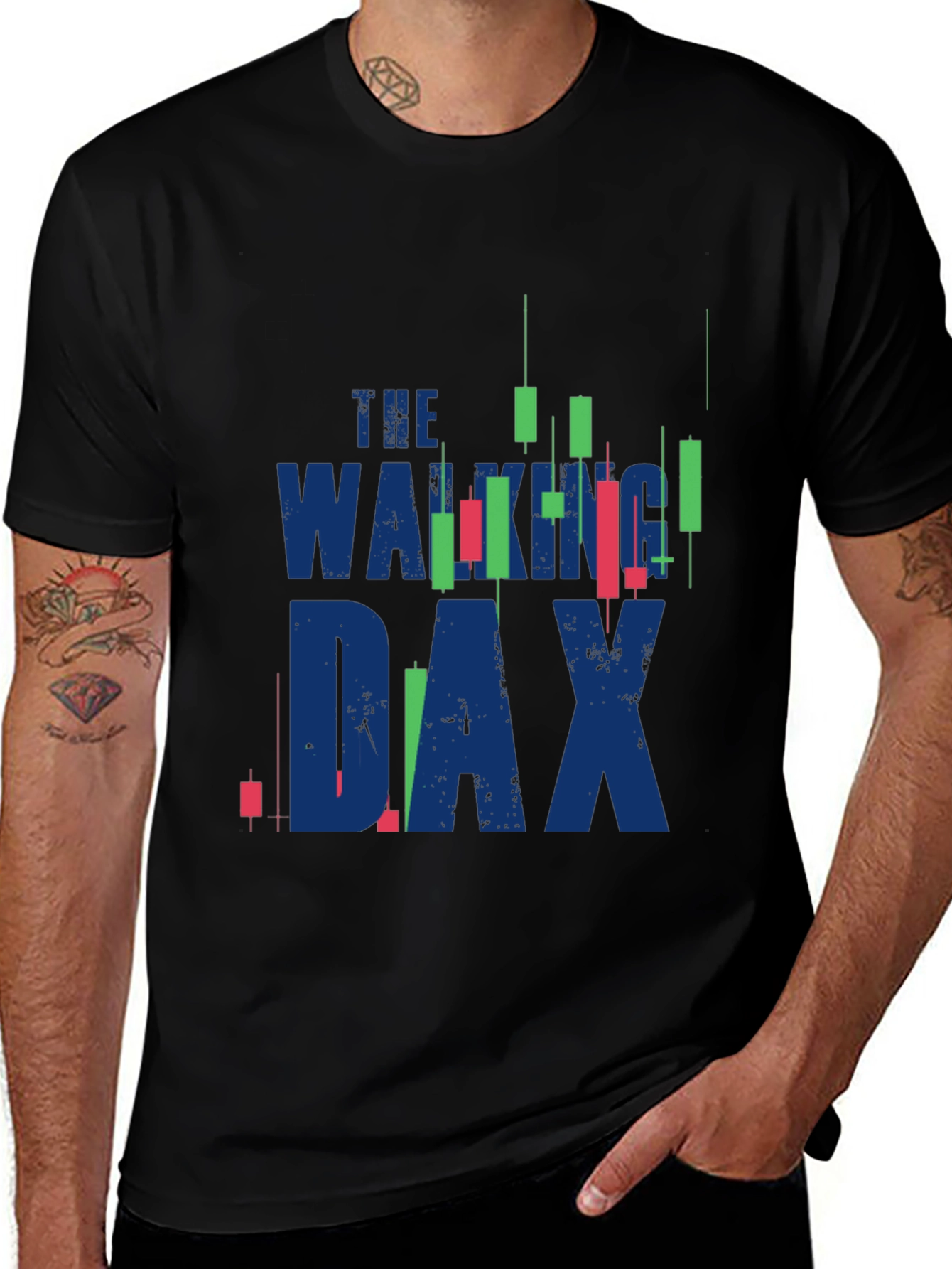 The Walking DAX Trader T-Shirt - Stock Market Apparel
