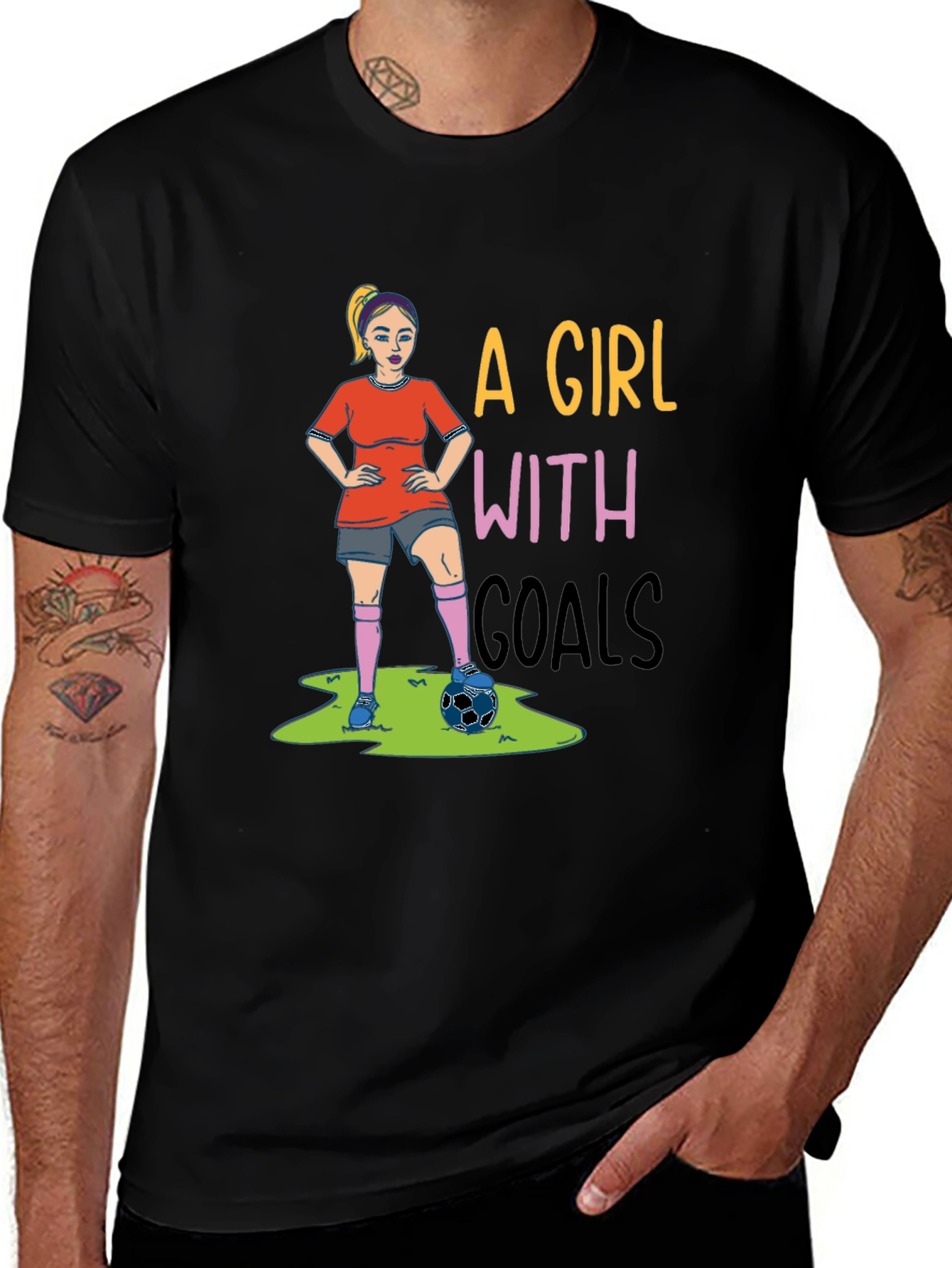 Variant 26 of Girl With Goals Graphic T-Shirt