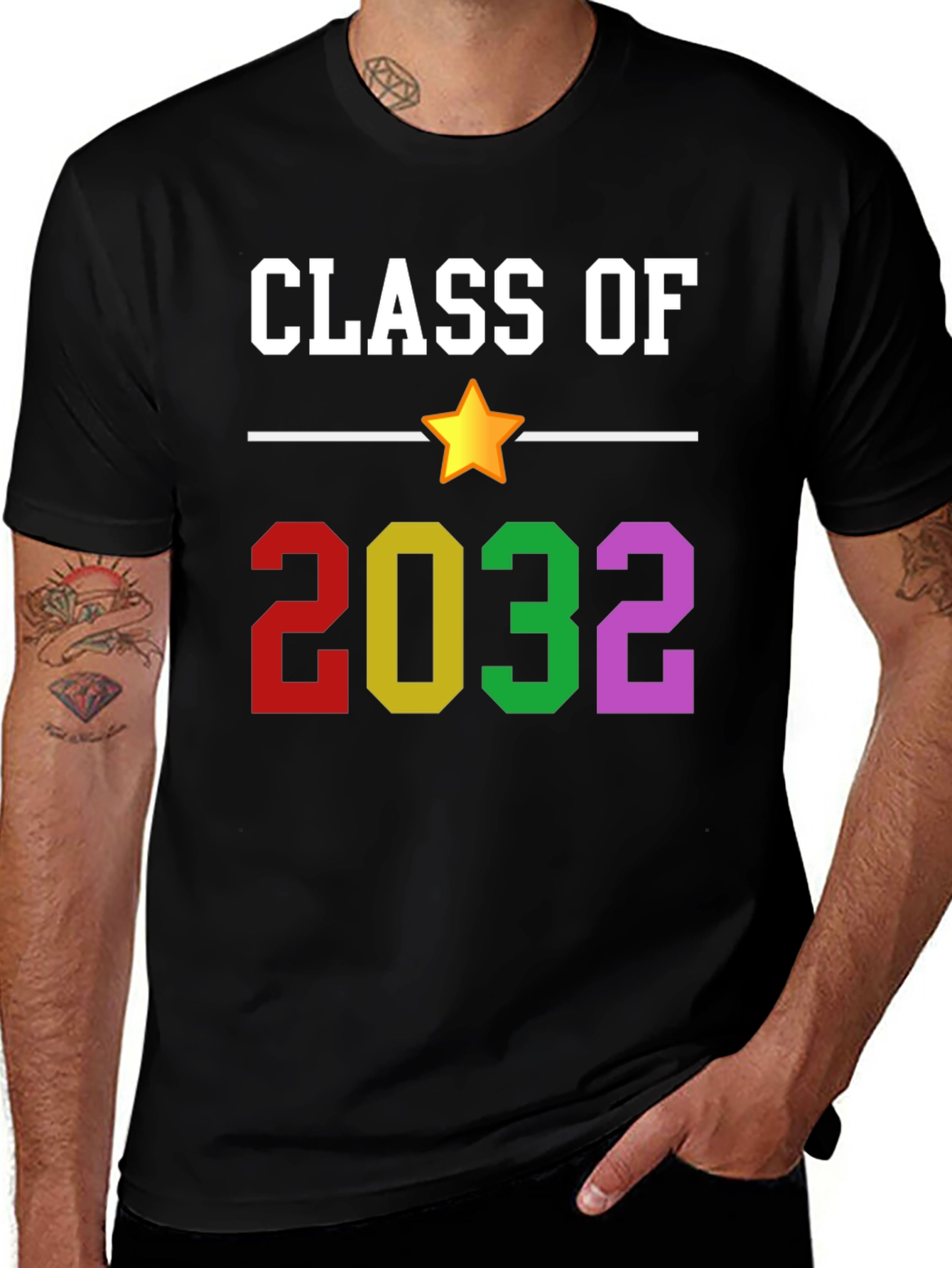 Variant 18 of Class of 2032 Graduation T-Shirt