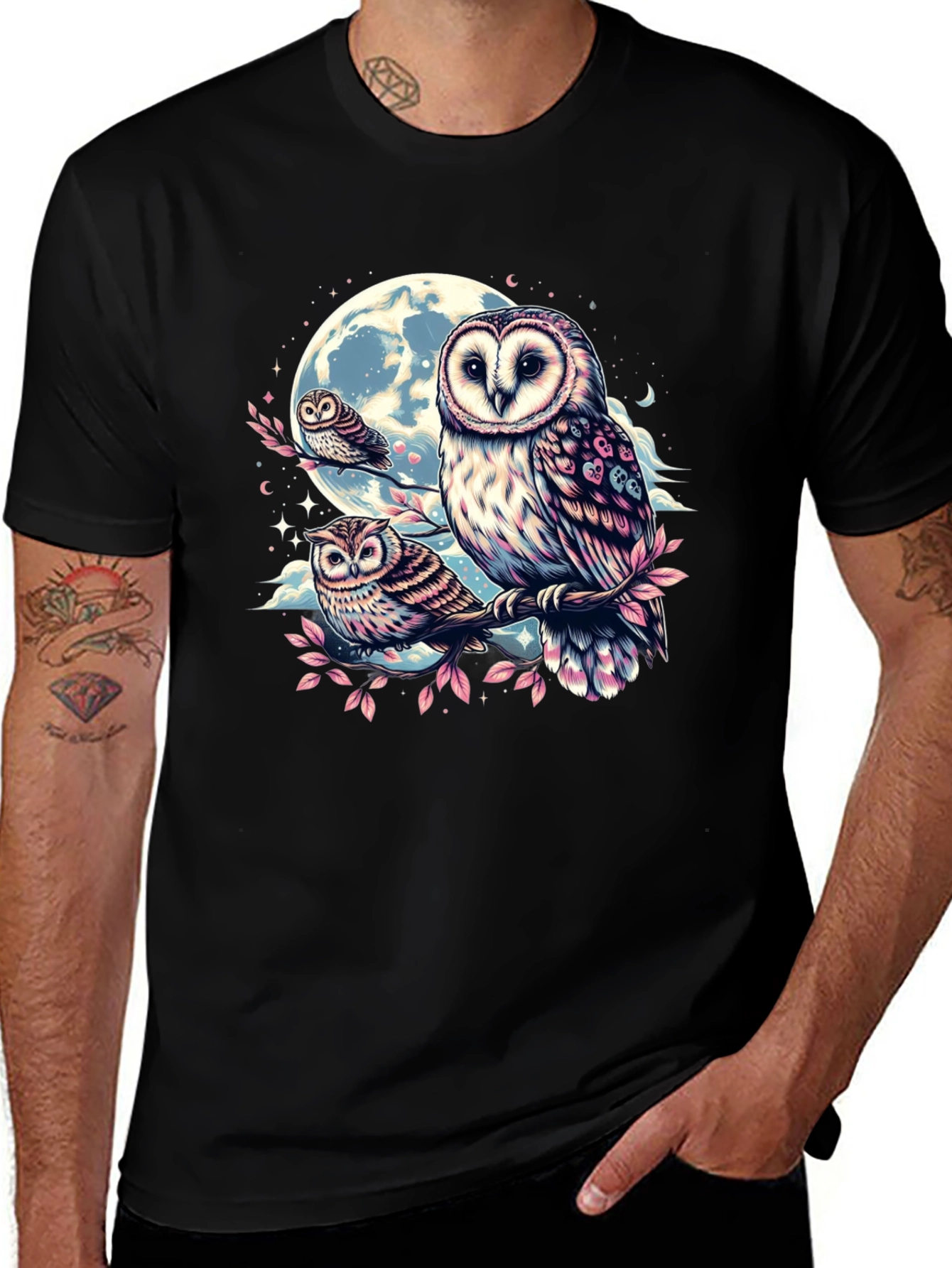 Variant 3 of Owl Moon T-Shirt