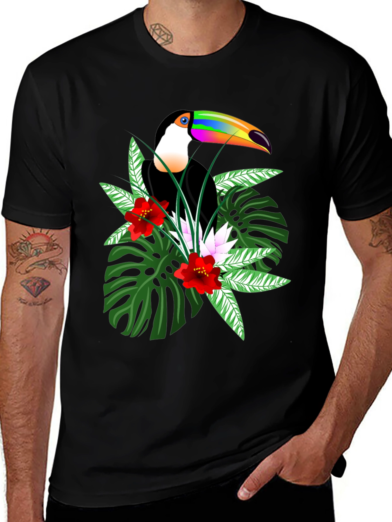 Variant 22 of Tropical Toucan Graphic T-Shirt