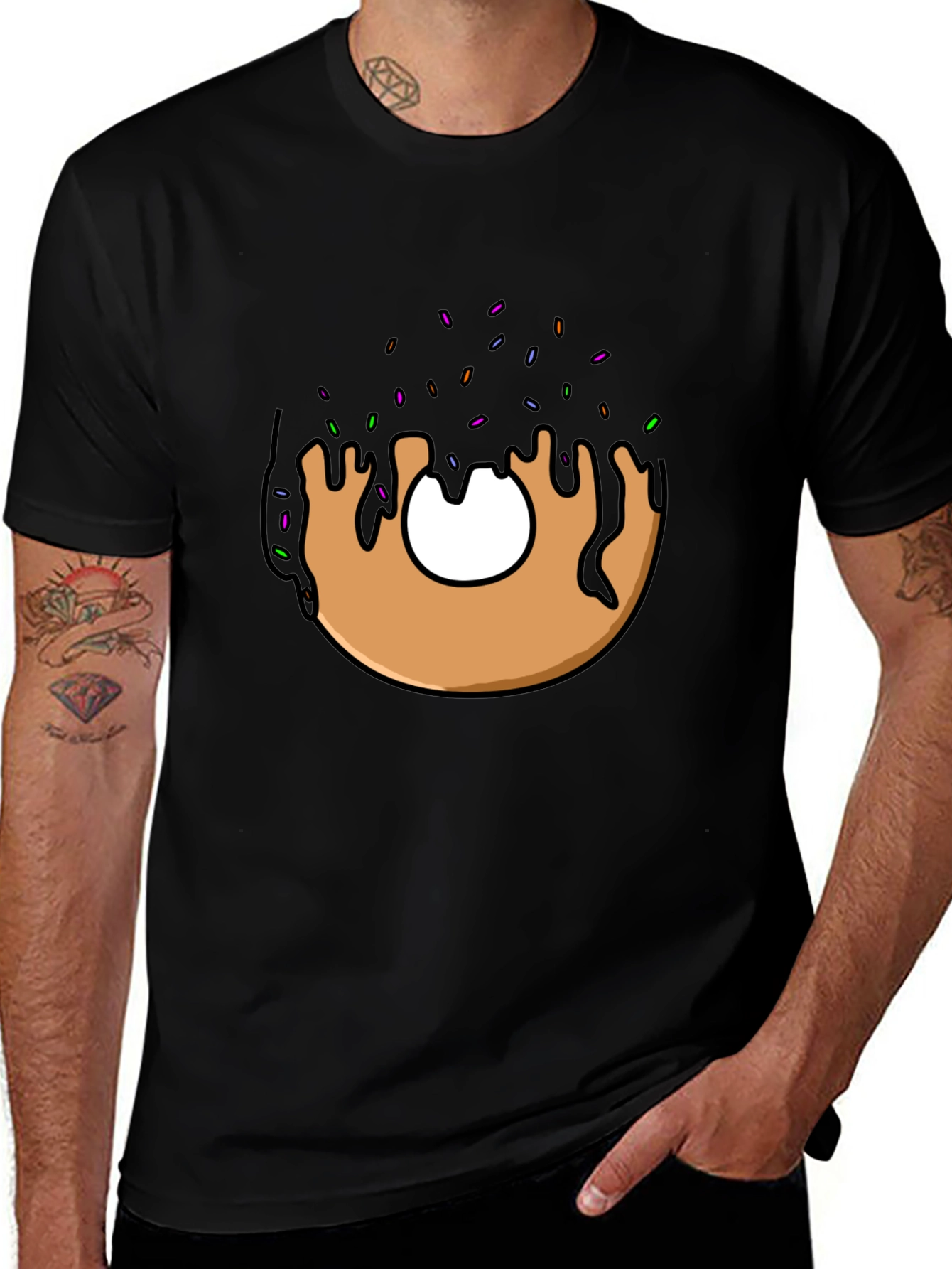 Variant 23 of Donut Graphic Tee - Sweet Treat Style