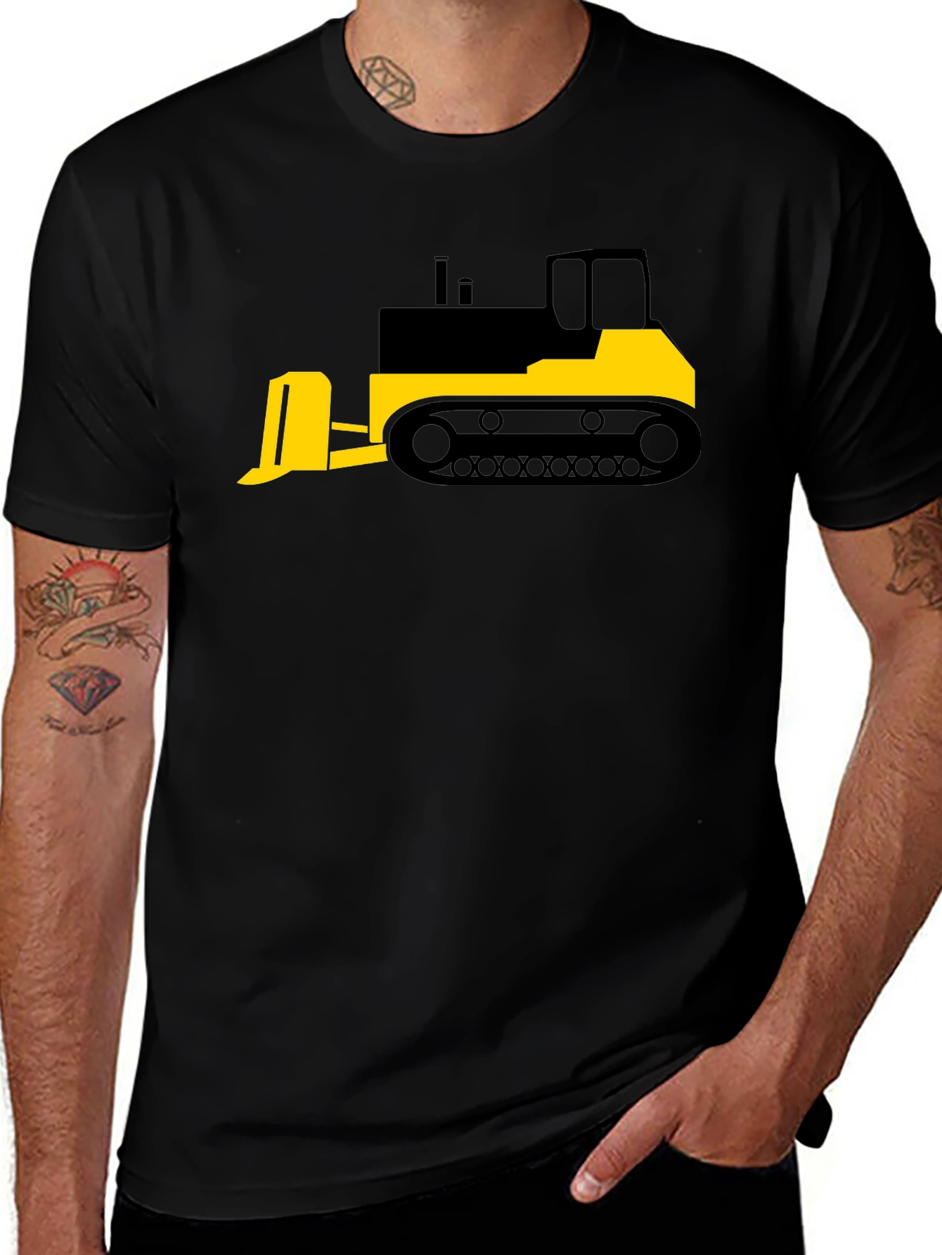 Variant 30 of Bulldozer Graphic Tee - Heavy Equipment Shirt