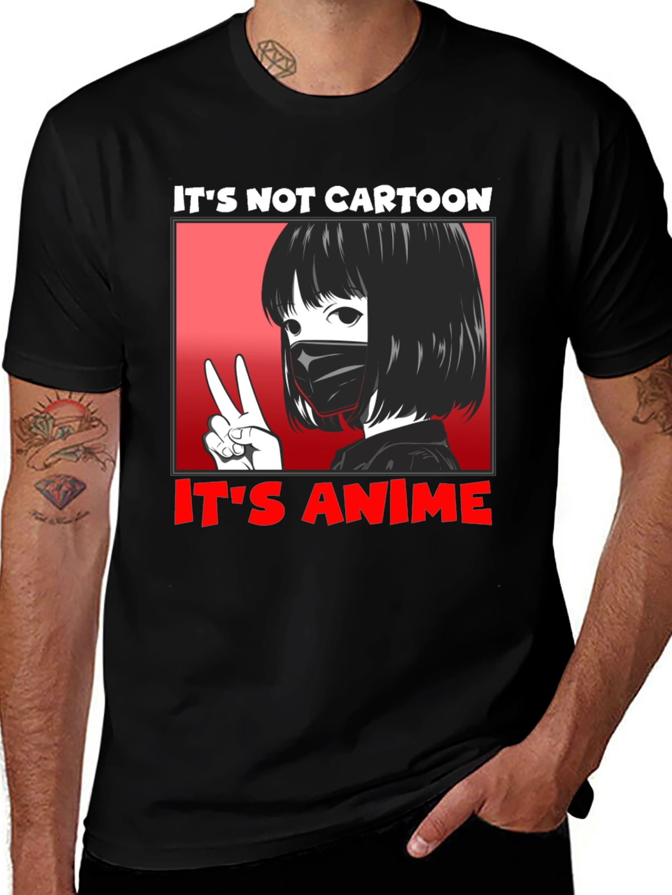 Variant 29 of Anime Lover T-Shirt - It's Not Cartoon