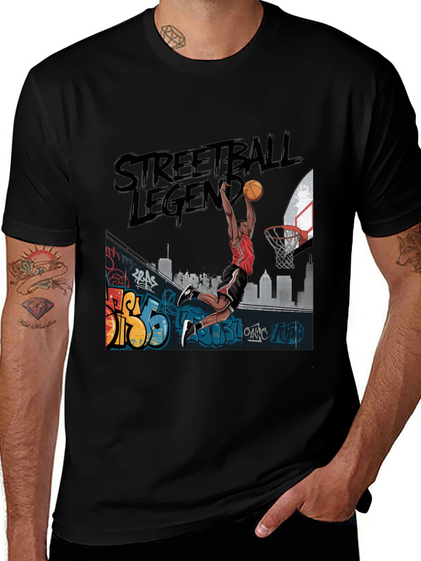 Variant 4 of Streetball Legend Graphic T-Shirt
