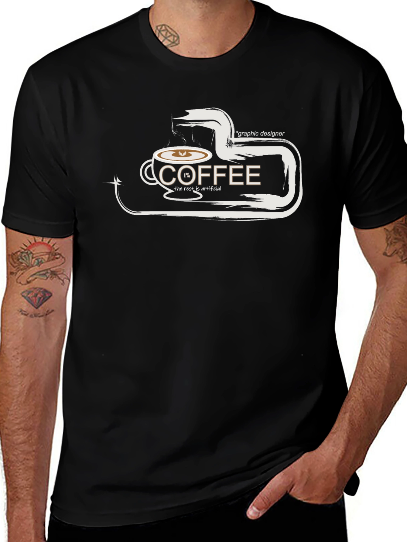 Variant 28 of Coffee Lover's Graphic Tee