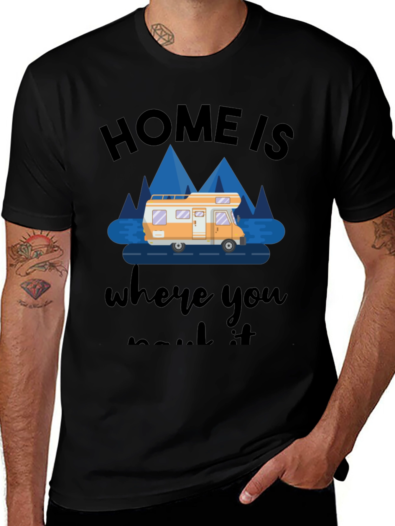 Home Is Where You Park It RV T-Shirt