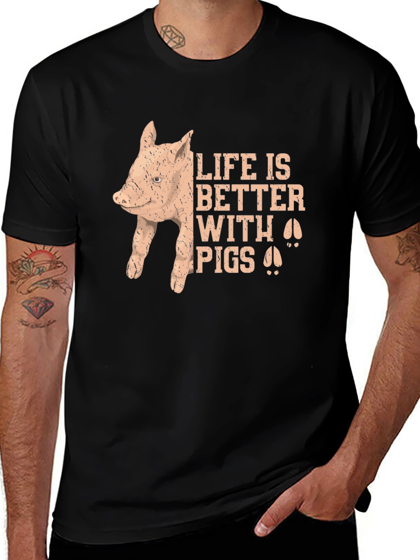 Variant 18 of Life is Better With Pigs T-Shirt