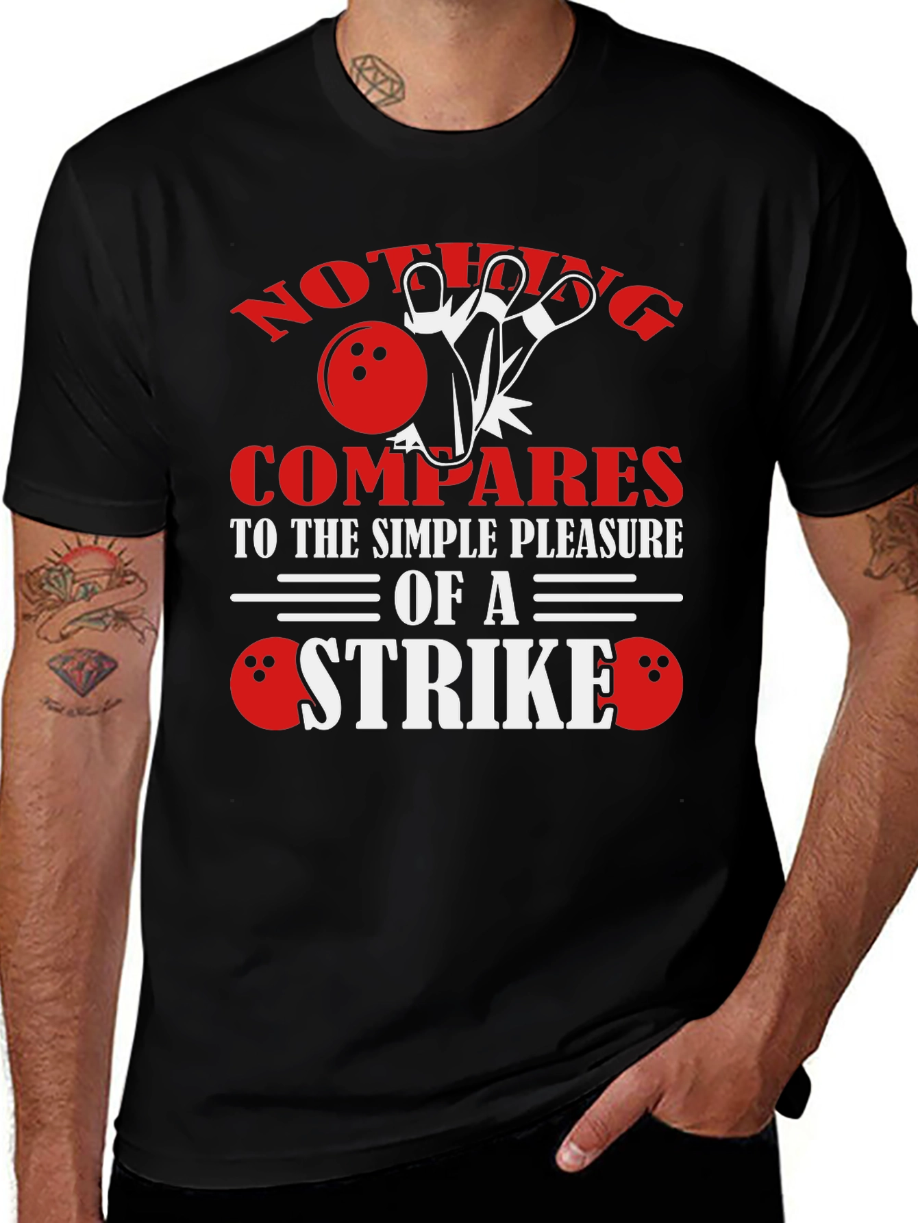 Variant 2 of Bowling Strike Graphic Tee