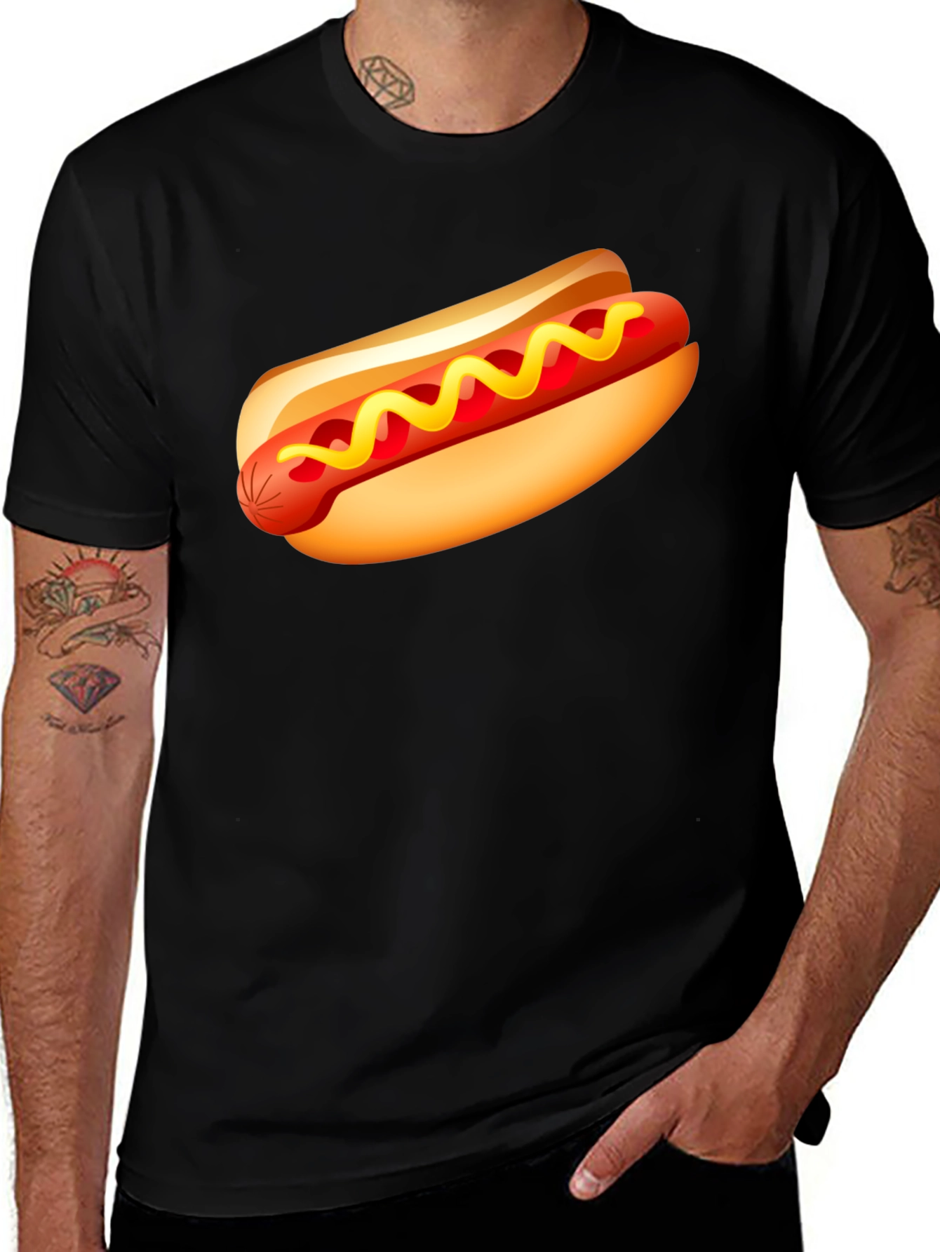 Variant 16 of Hot Dog Graphic Tee - Unisex Crew Neck T-Shirt