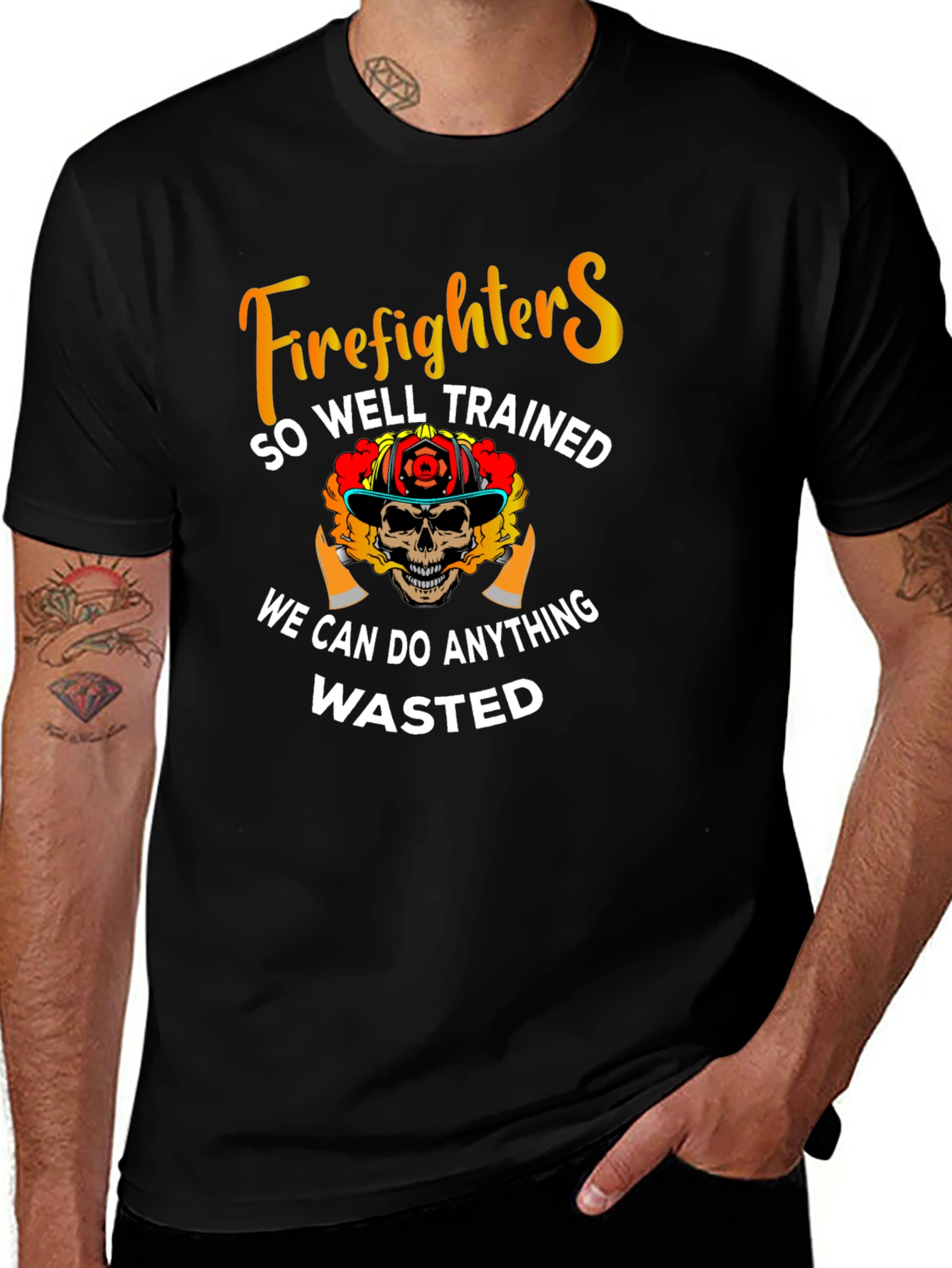 Variant 14 of Firefighters Well Trained T-Shirt