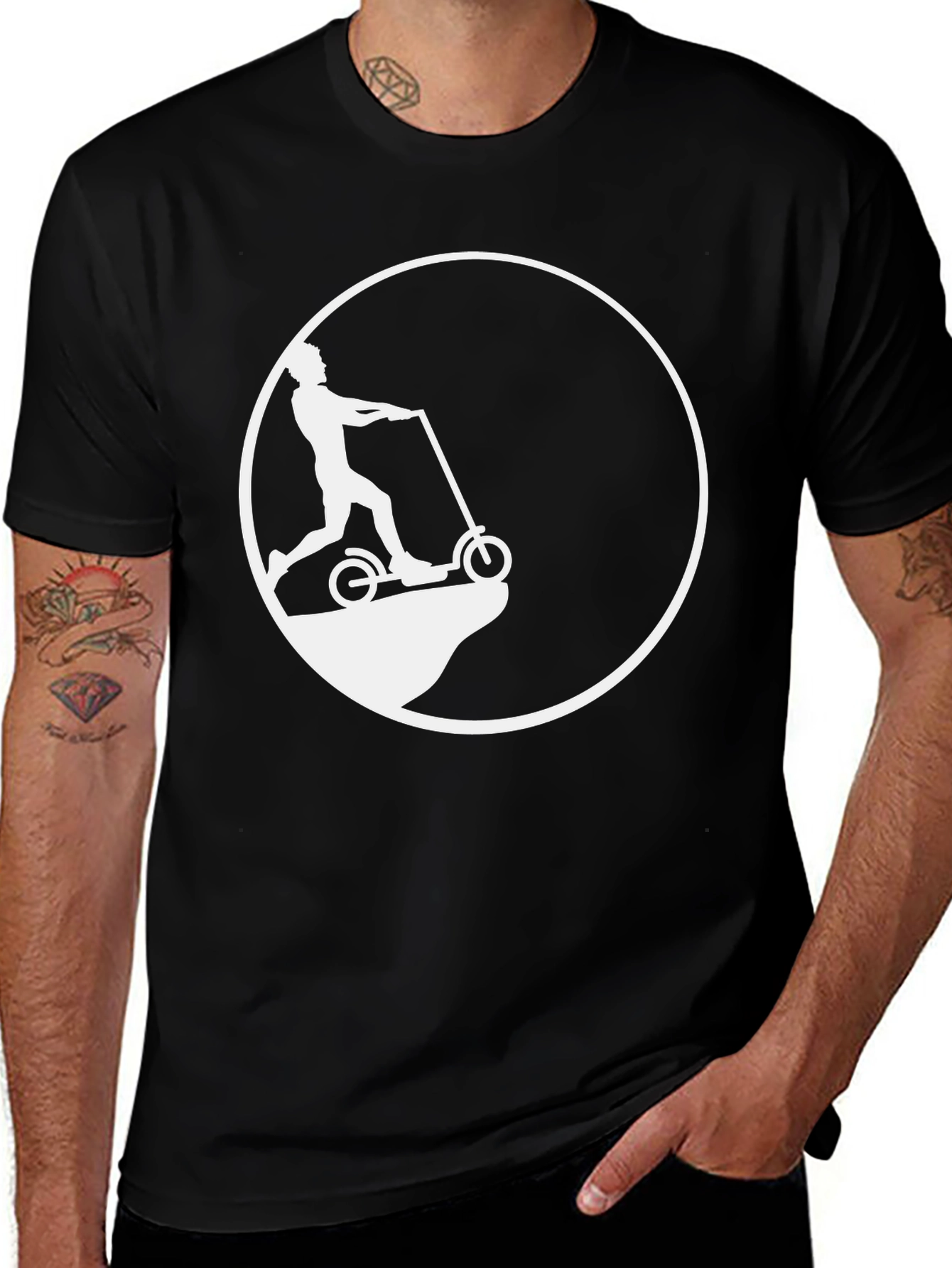 Variant 23 of Scooter Cliffhanger Graphic Tee - Black