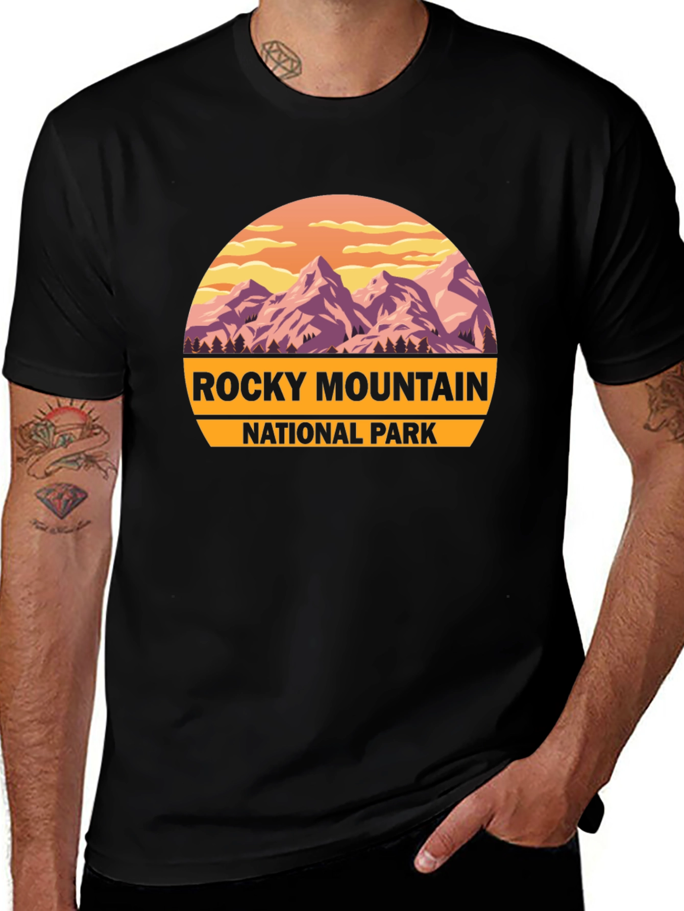 Variant 16 of Rocky Mountain National Park Graphic Tee