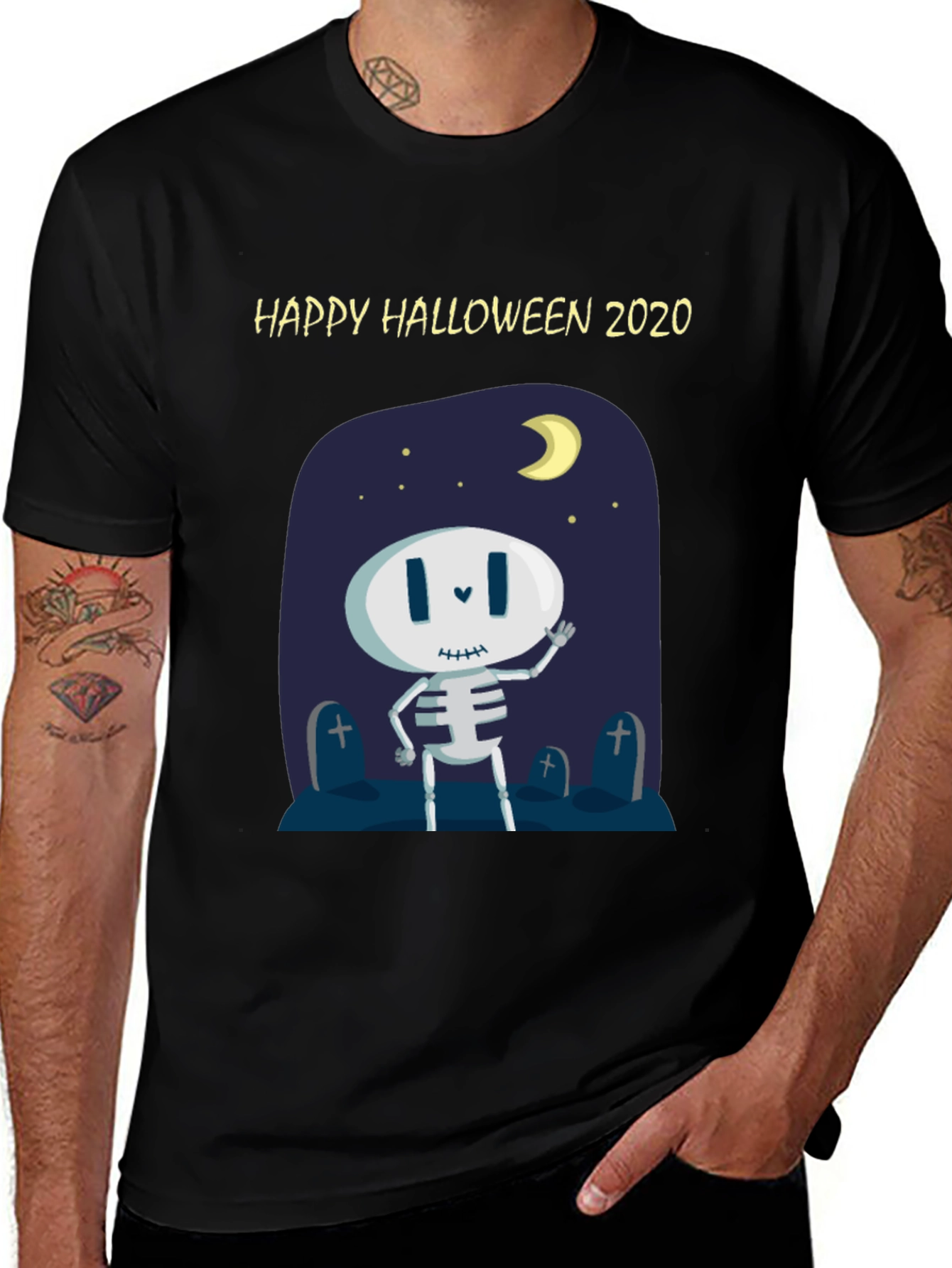 Variant 25 of Halloween 2020 Skeleton T-Shirt