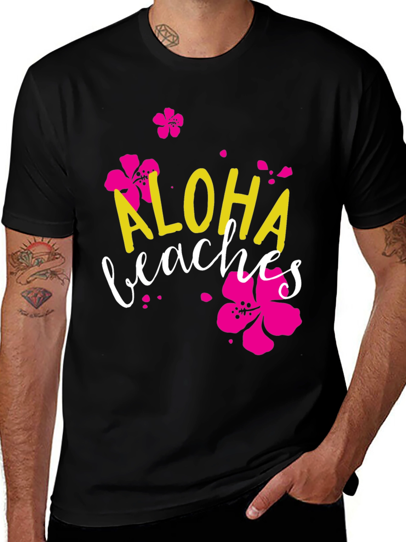 Variant 9 of Aloha Beaches Graphic T-Shirt