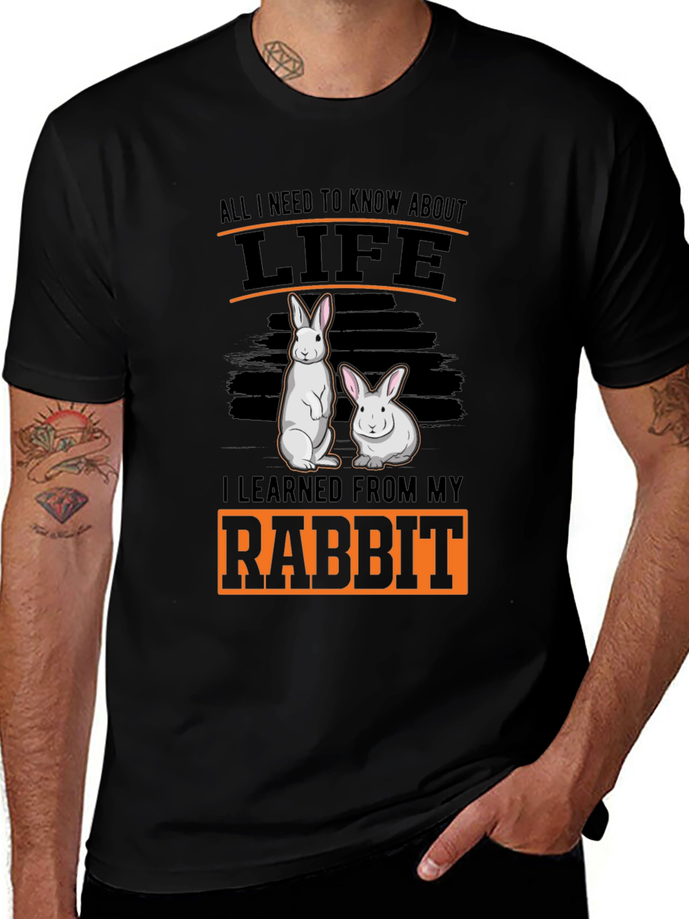 Rabbit Lover T-Shirt - All I Need to Know About Life
