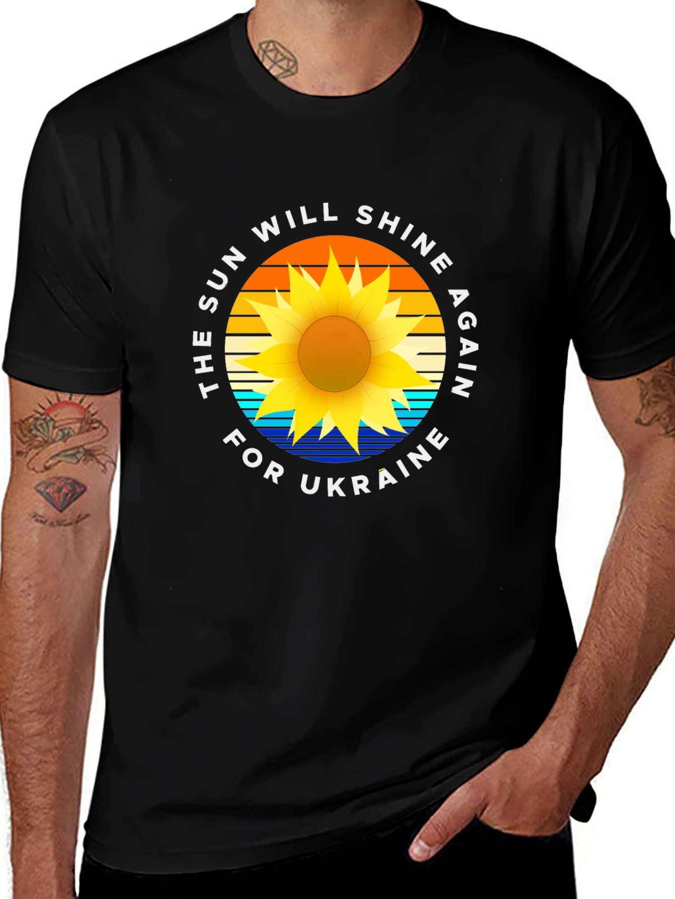 Ukraine Sunflower Hope T-Shirt