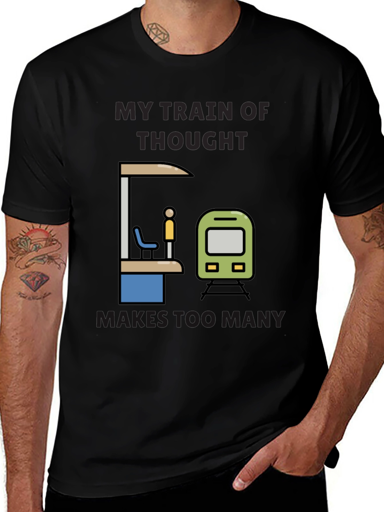 Variant 20 of My Train of Thought T-Shirt