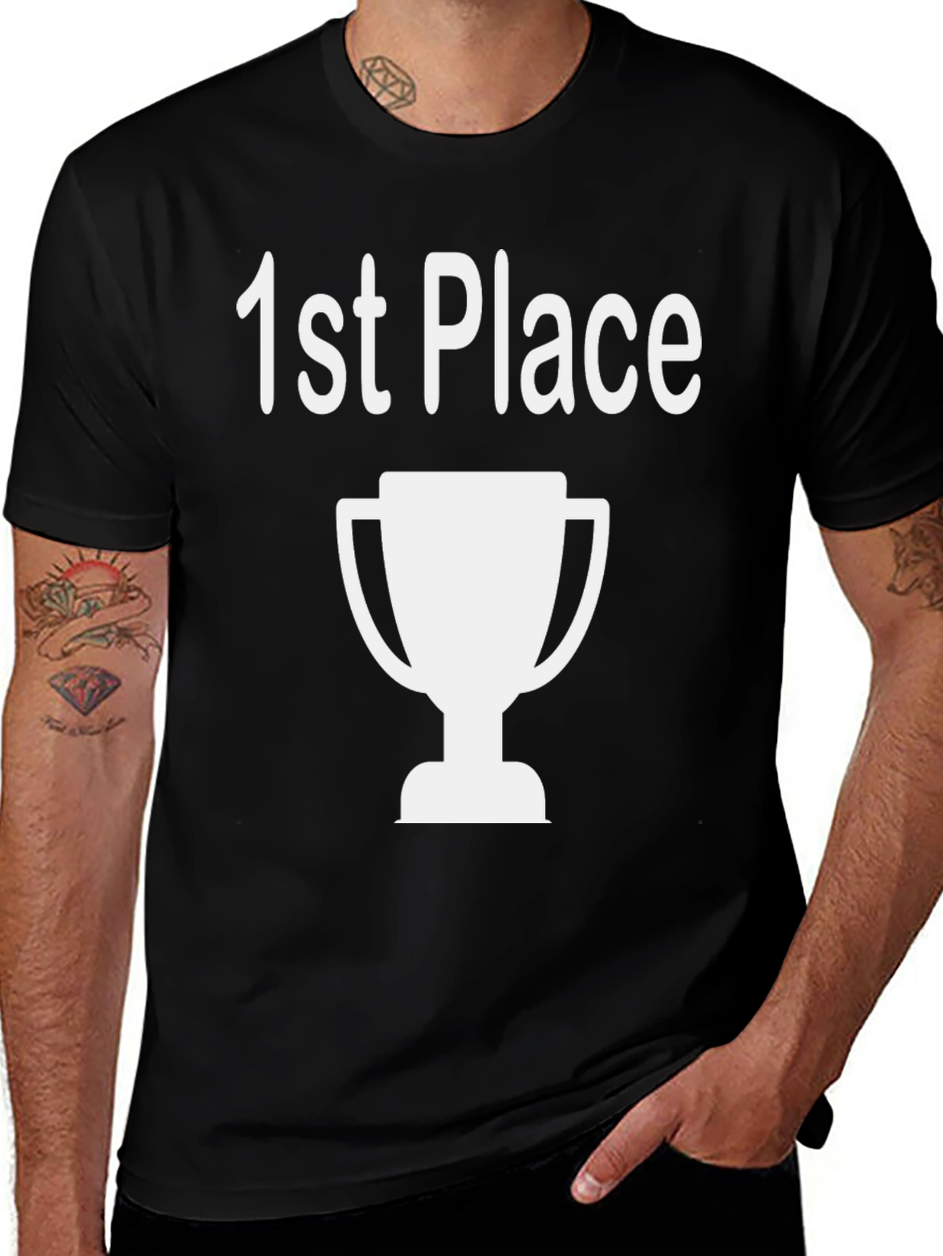 1st Place Winner Graphic Tee - Black