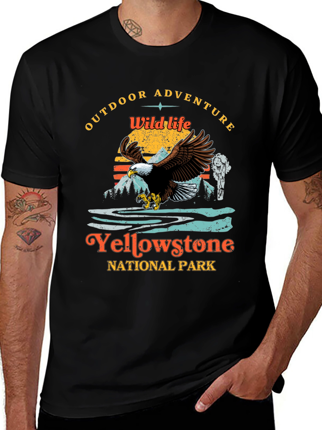 Yellowstone National Park Wildlife T-Shirt
