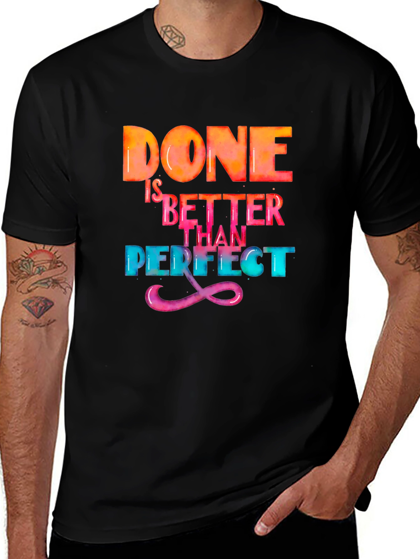 Variant 21 of Done is Better Than Perfect Graphic Tee