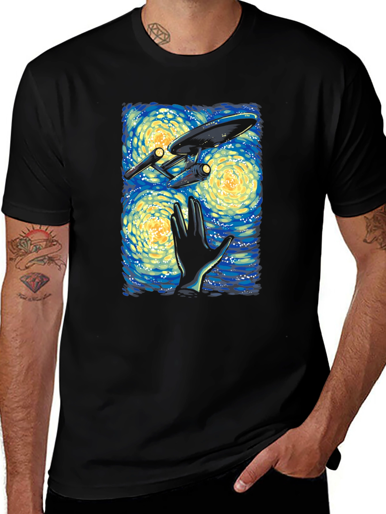 Star Trek Starry Night Graphic Tee