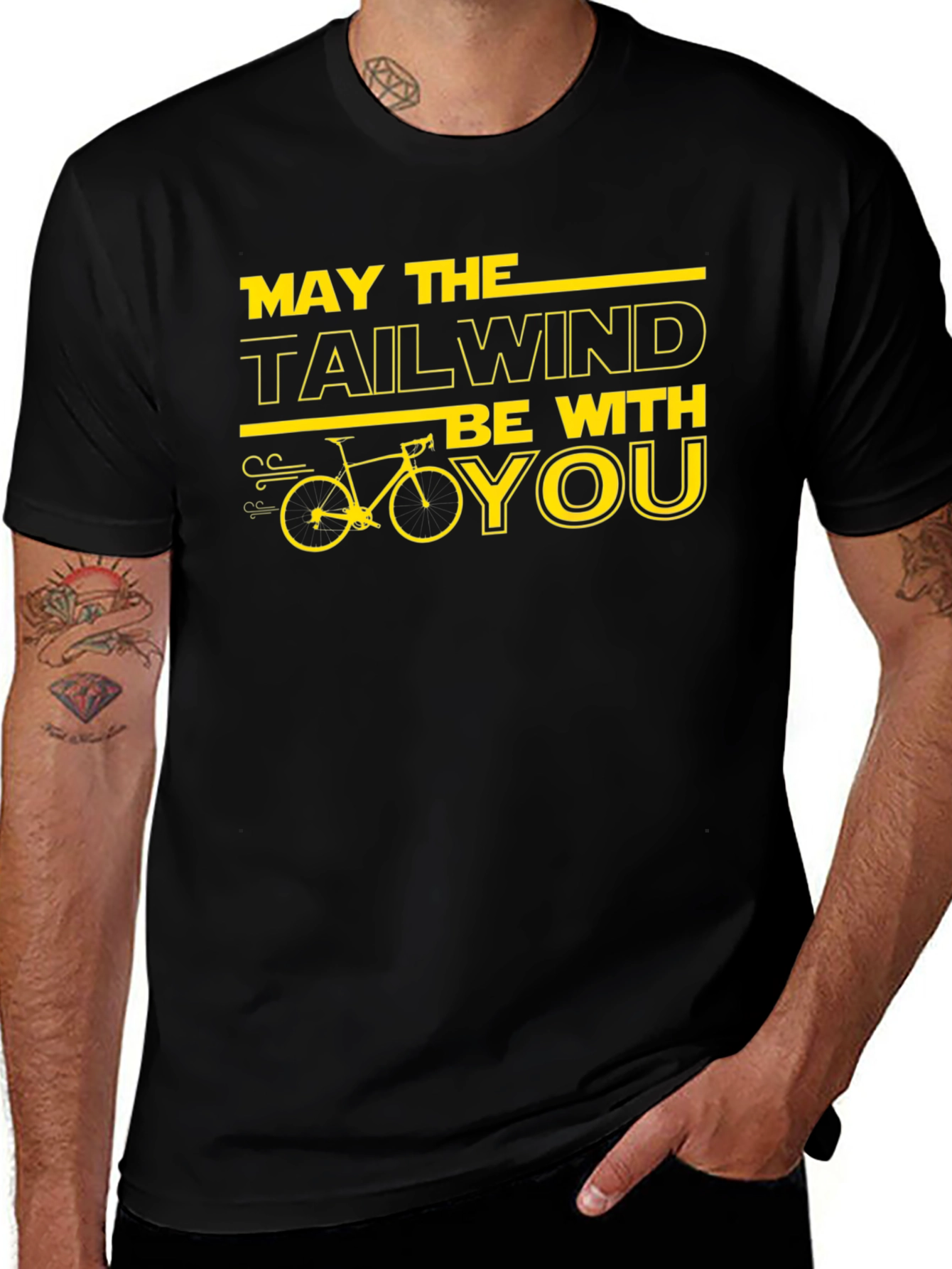 Variant 8 of May the Tailwind Be With You Black T-Shirt