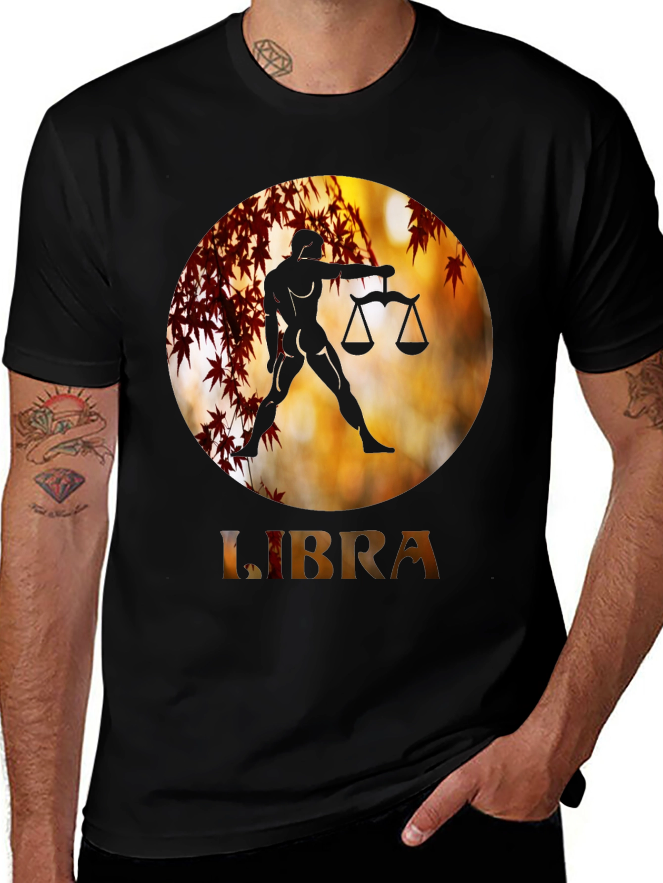 Libra Zodiac Graphic Tee - Stylish Astrology Shirt