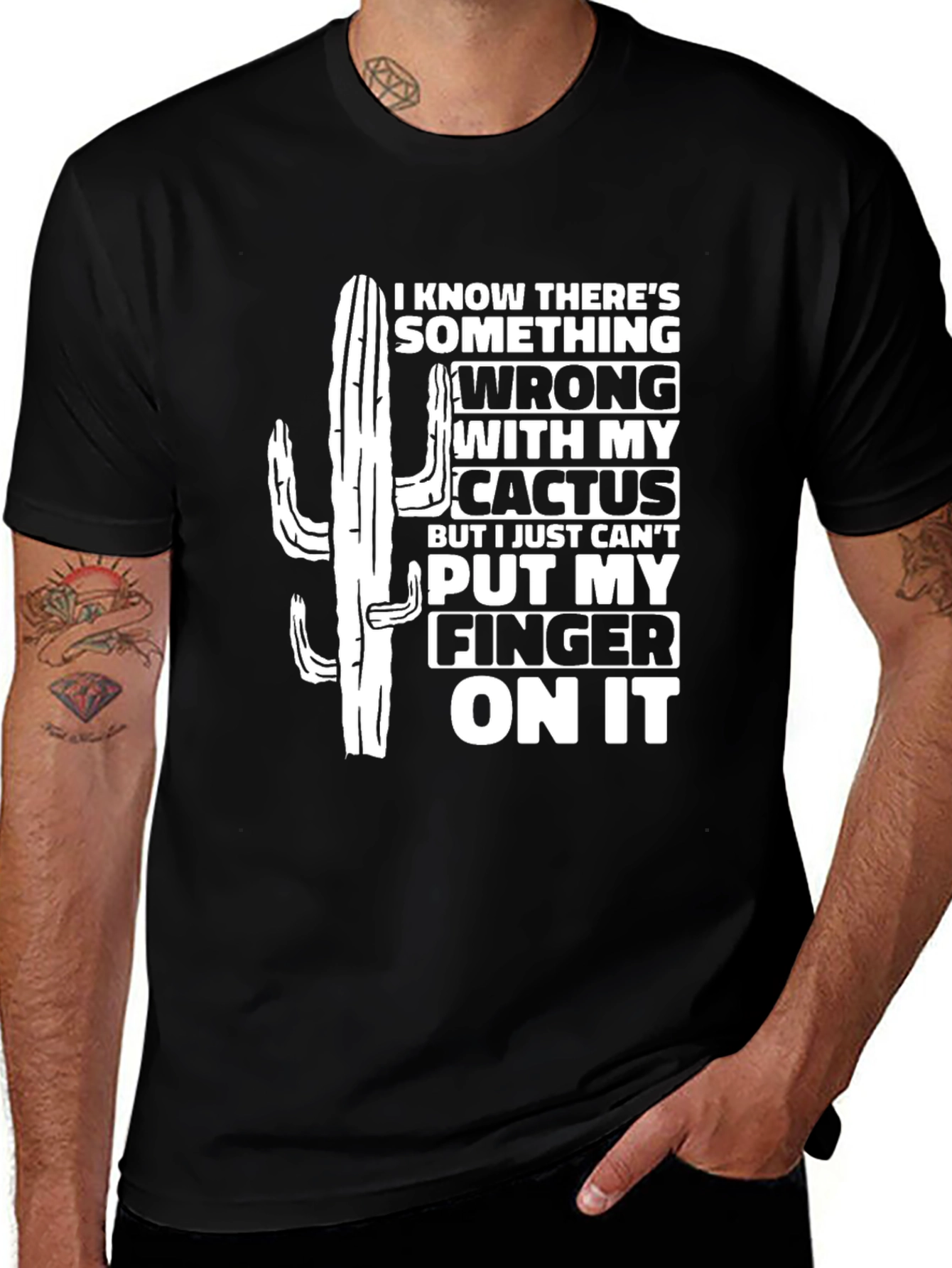 Variant 12 of Cactus Humor Graphic T-Shirt