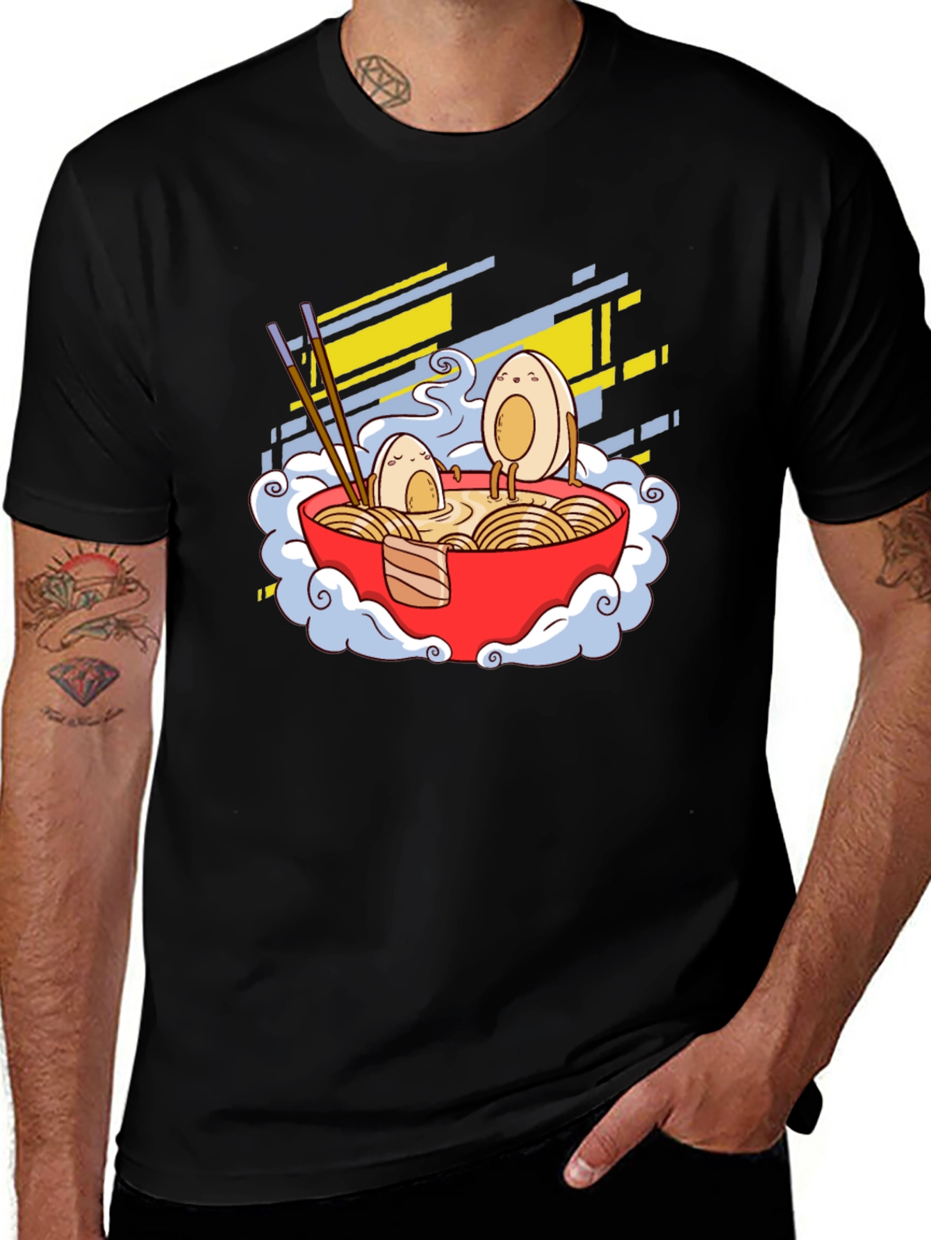 Variant 5 of Ramen Lover's T-Shirt - Cute Egg Design