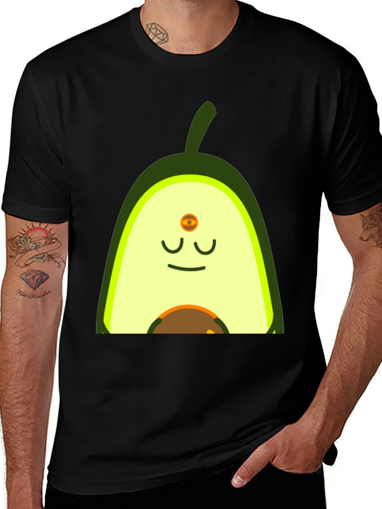 Variant 17 of Zen Avocado Graphic Tee