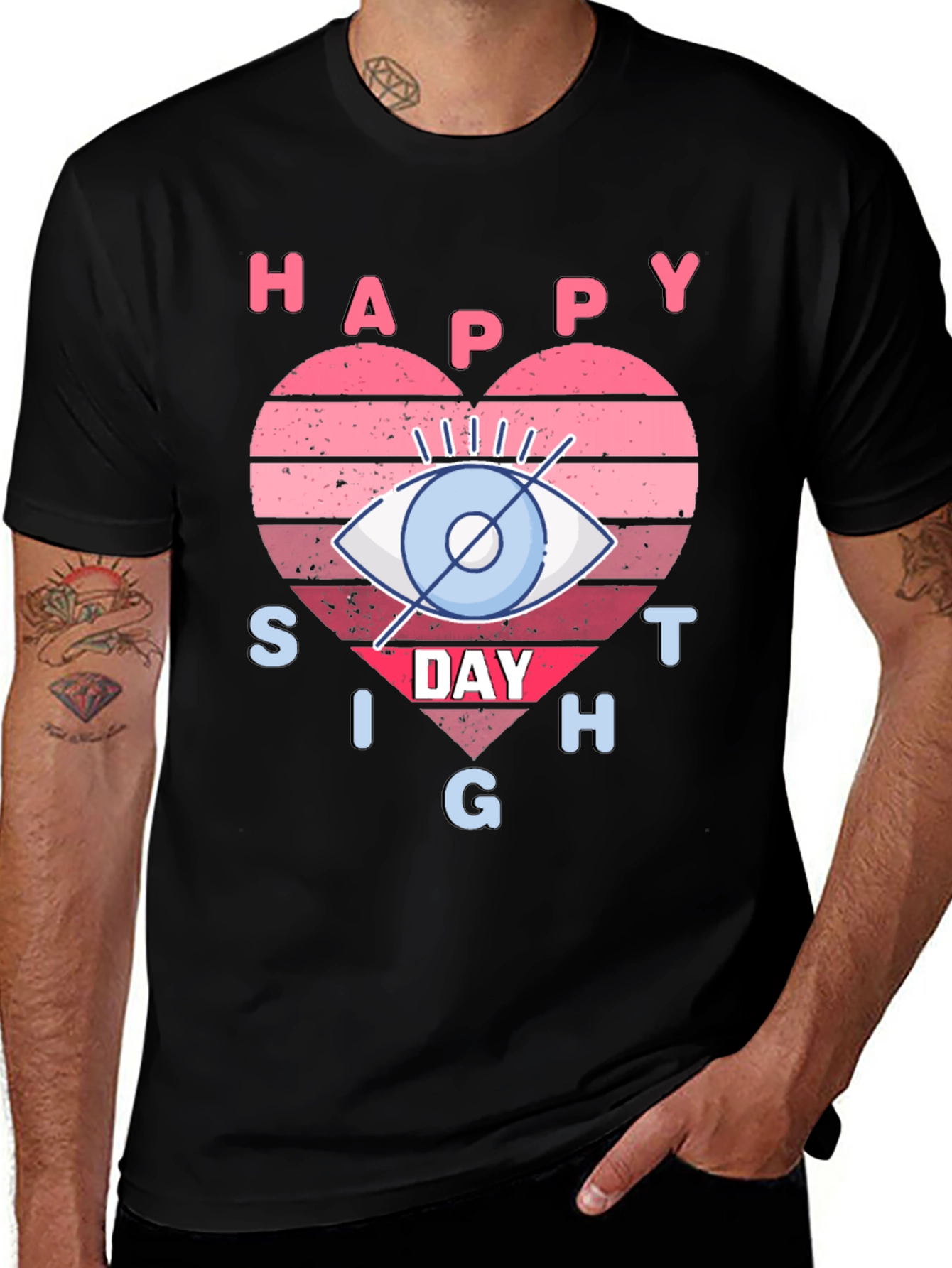 Variant 30 of Happy Sight Day T-Shirt - Eye Graphic