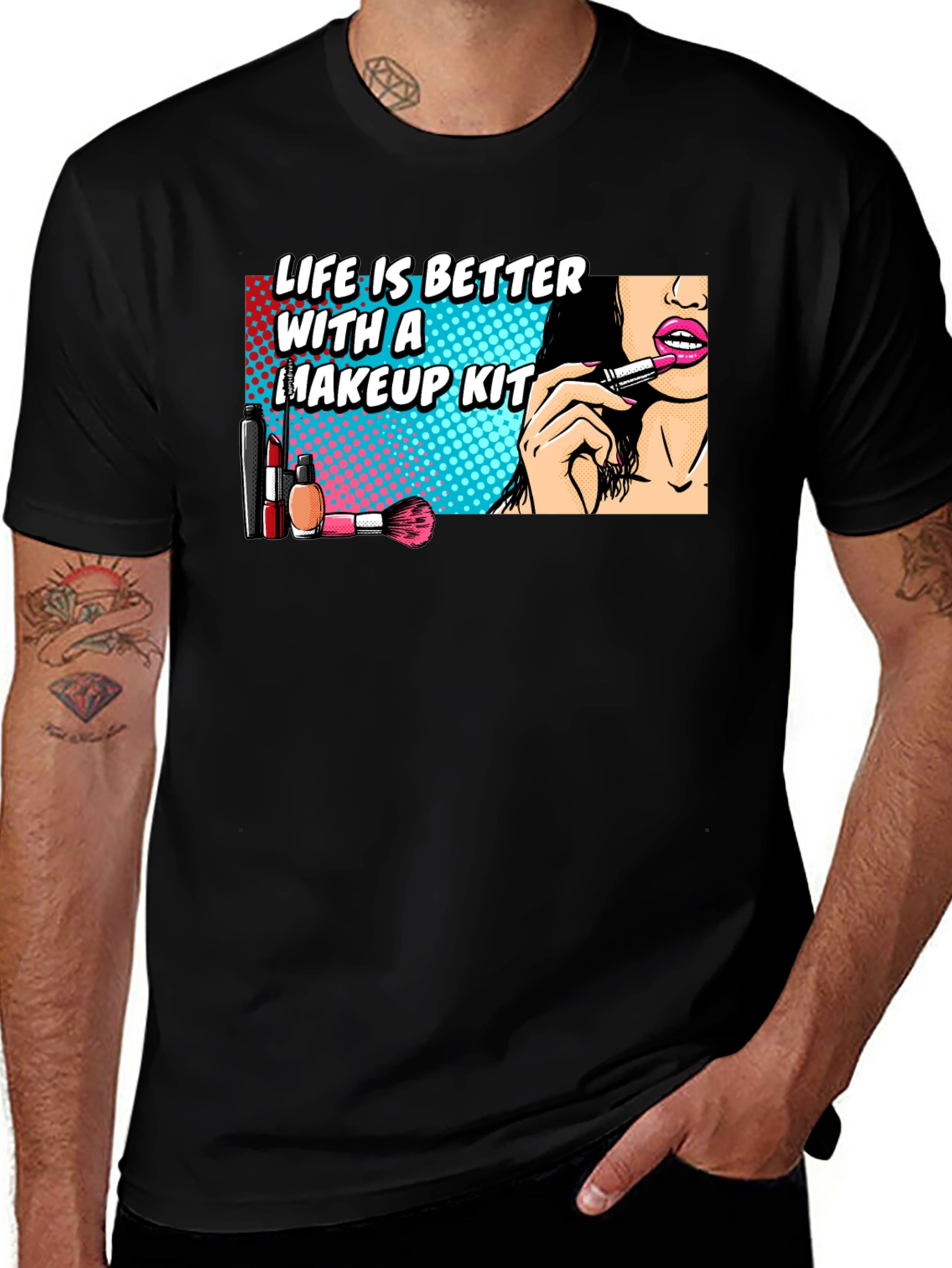 Makeup Kit T-Shirt - Life is Better With Makeup